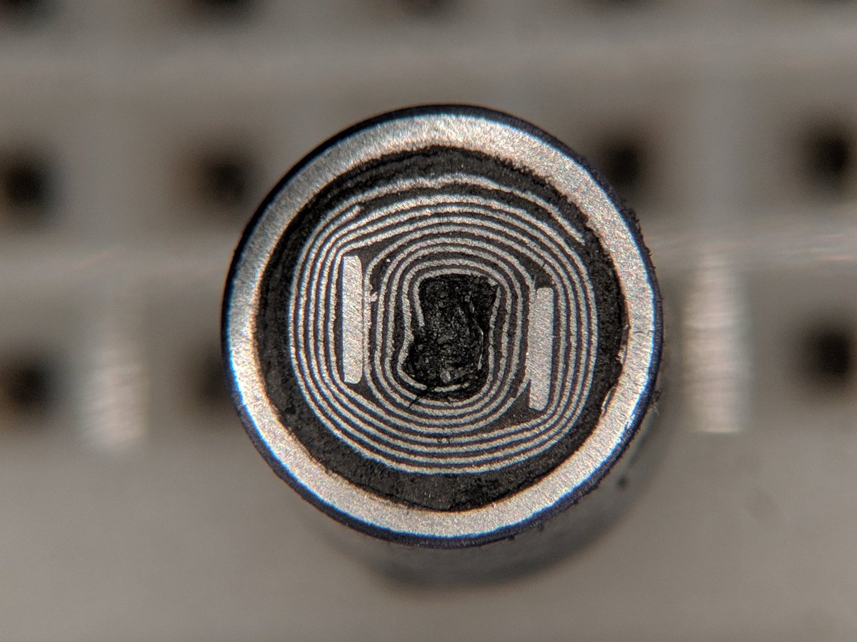 Cross section of an electrolytic capacitor (TubeTimeUS, lots more