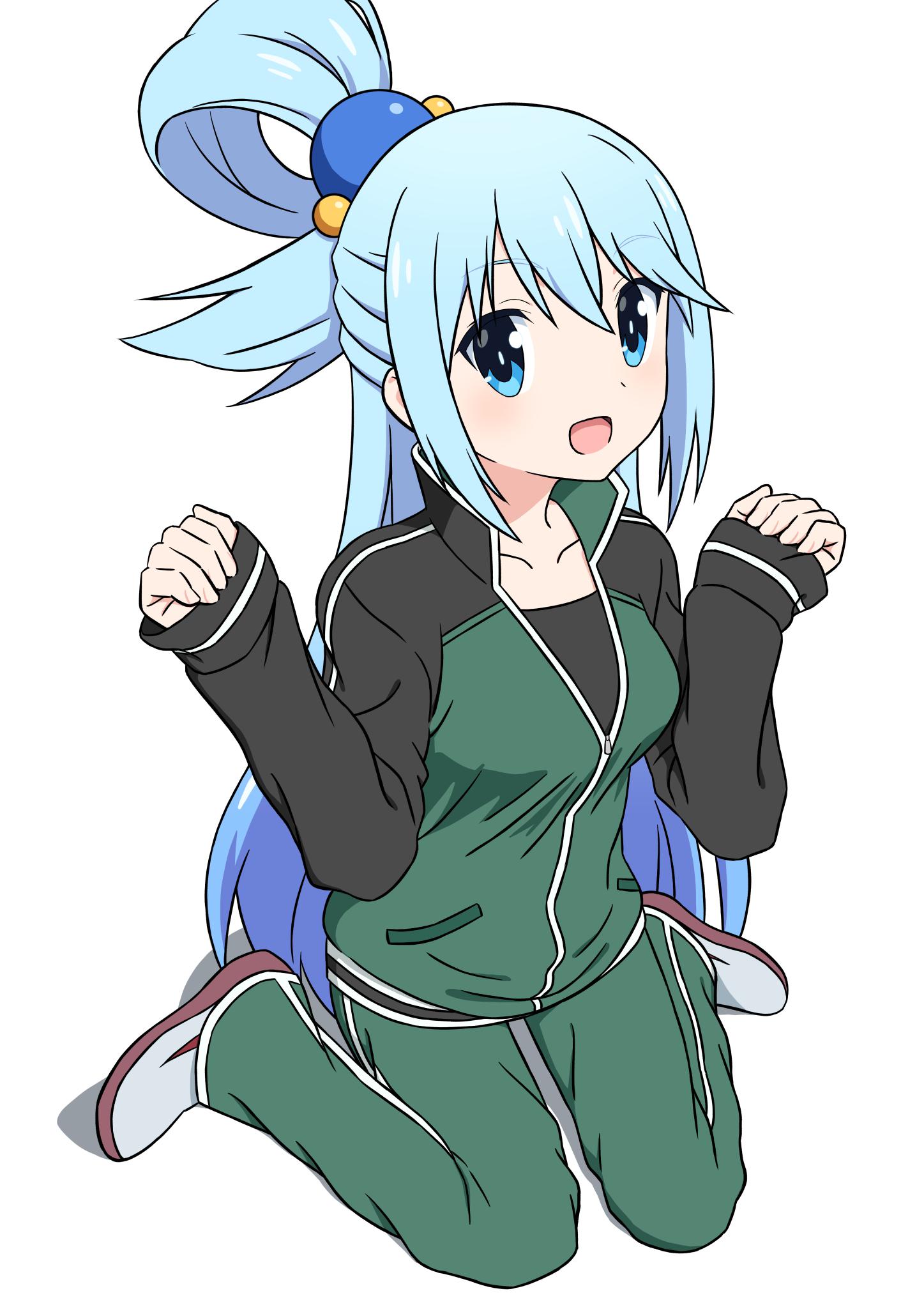 Aqua and Kazuma swapped outfits (1 of 2) AquaSama