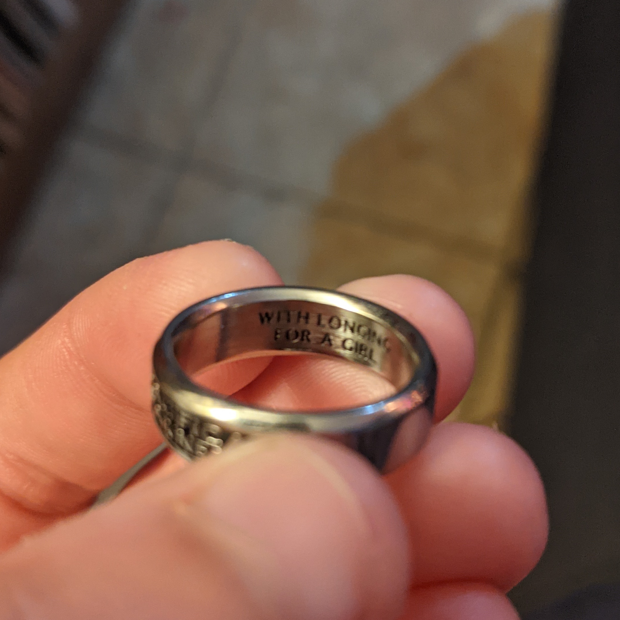 I got my class ring today, figured you would like to see the Sappho