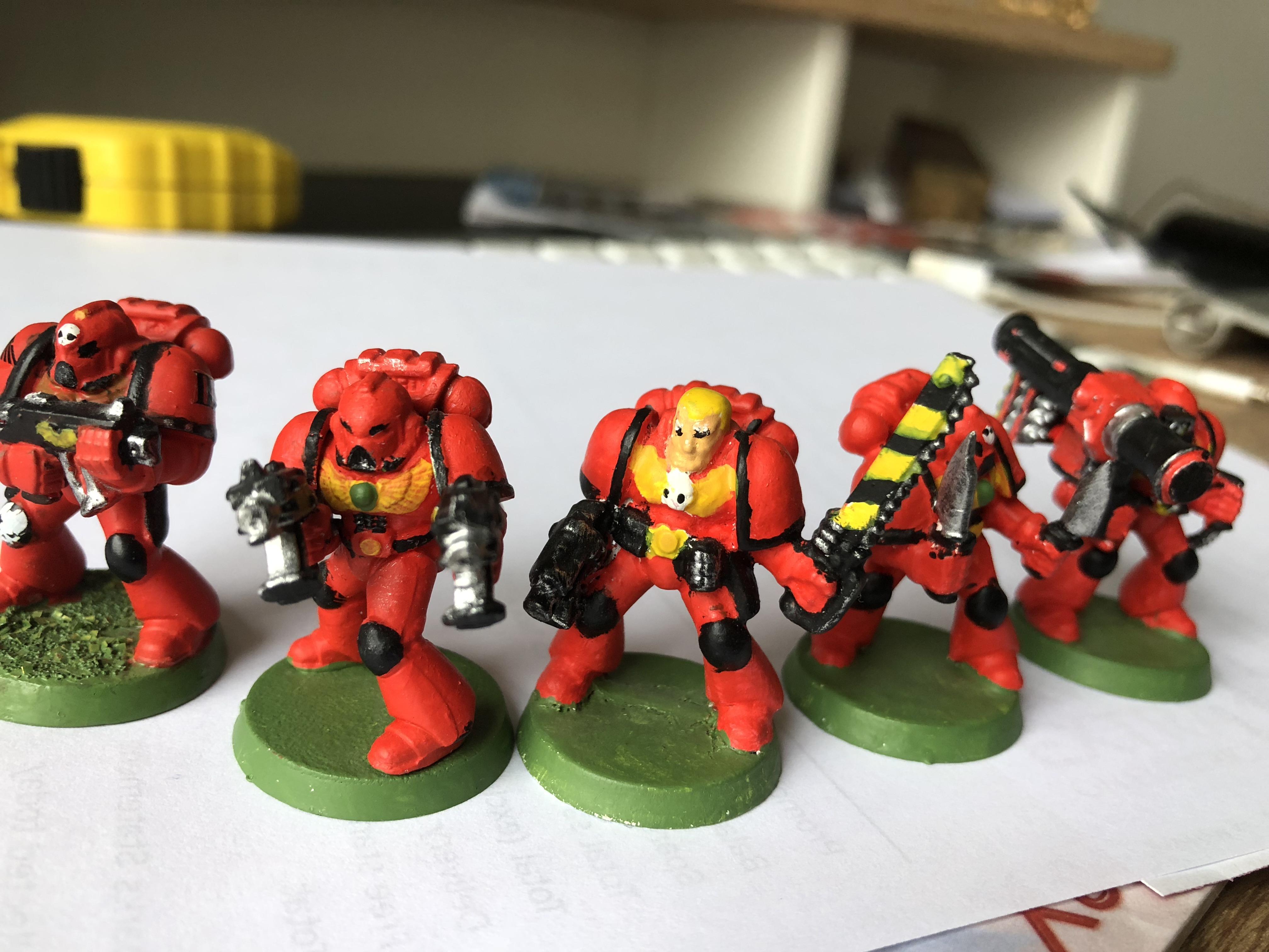 1990’s Space Marines. Painted when I was 11. I don’t think I