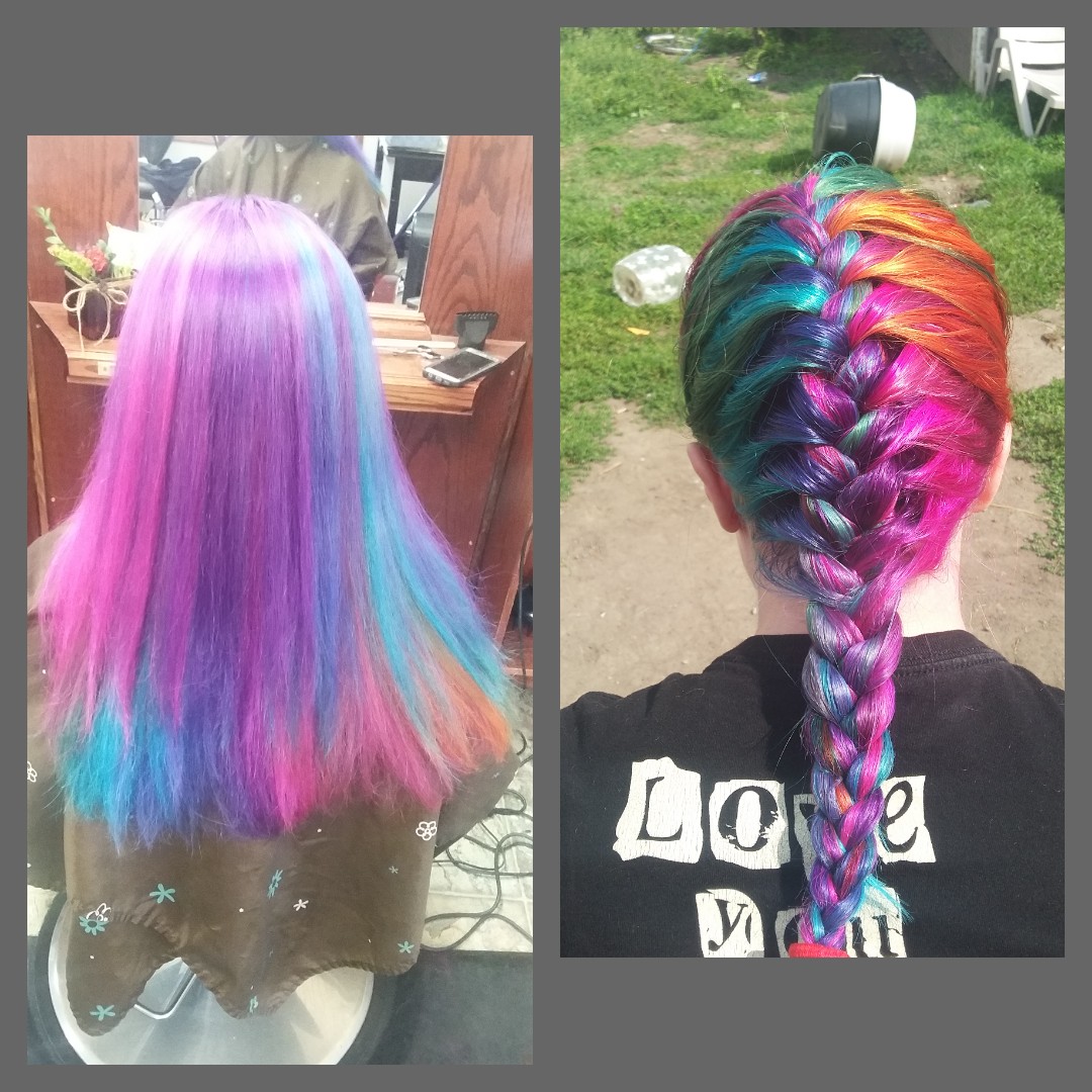 One of my favorite dye jobs I've had done! (With both indoor and