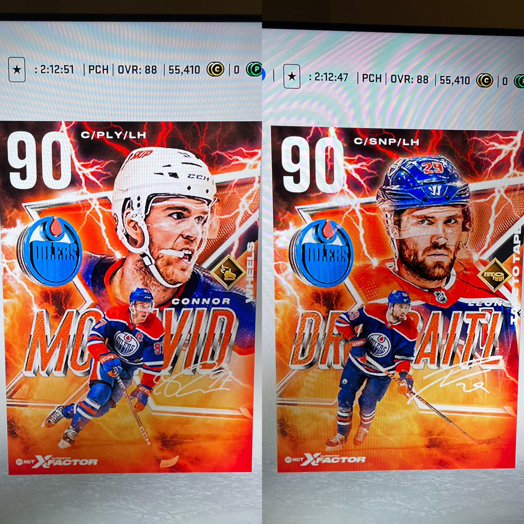 Games broken but hey here’s new glamor shots for your X factor cards