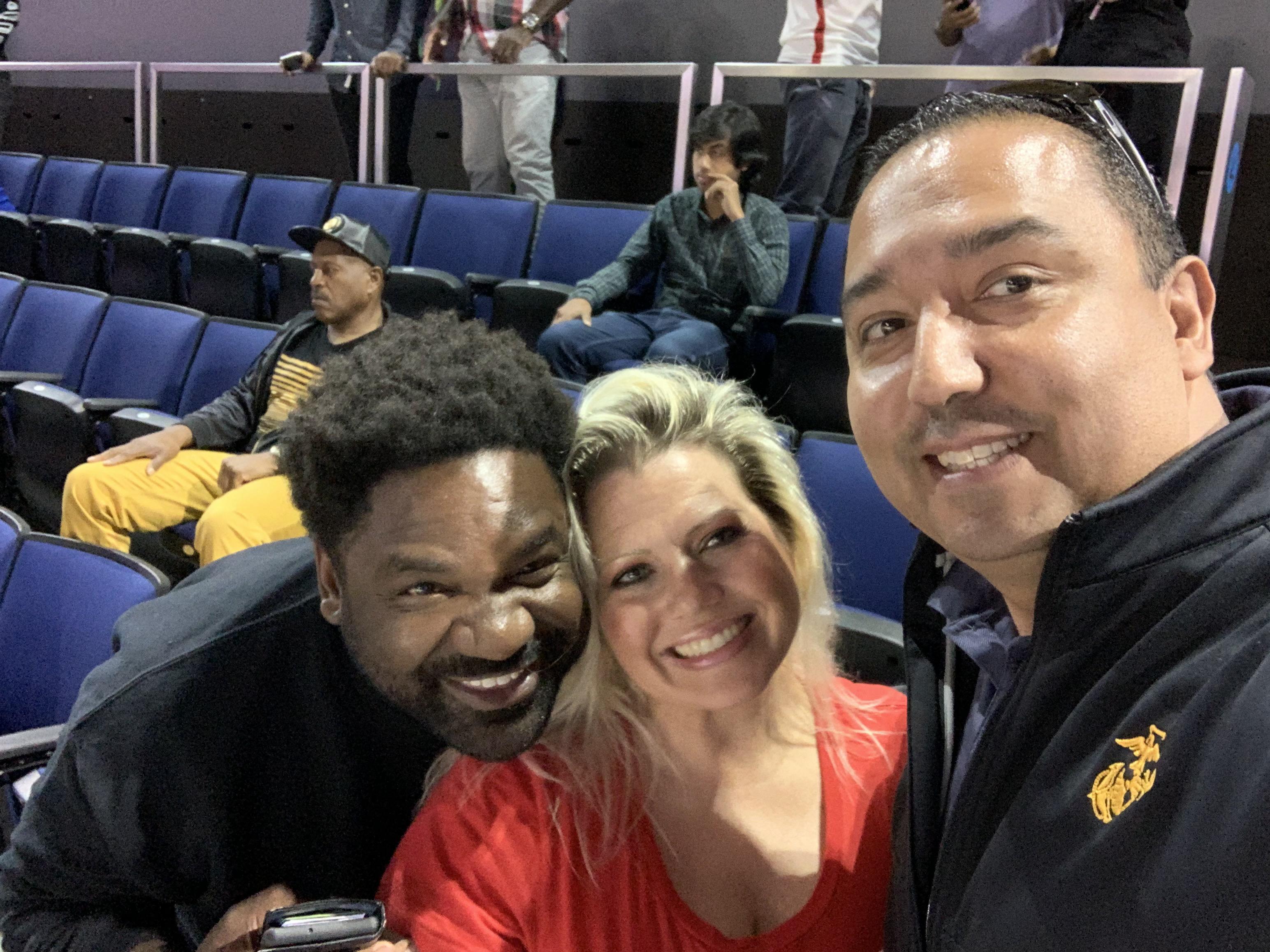 The wife and I met Carl McDowell at a celebrity basketball game on
