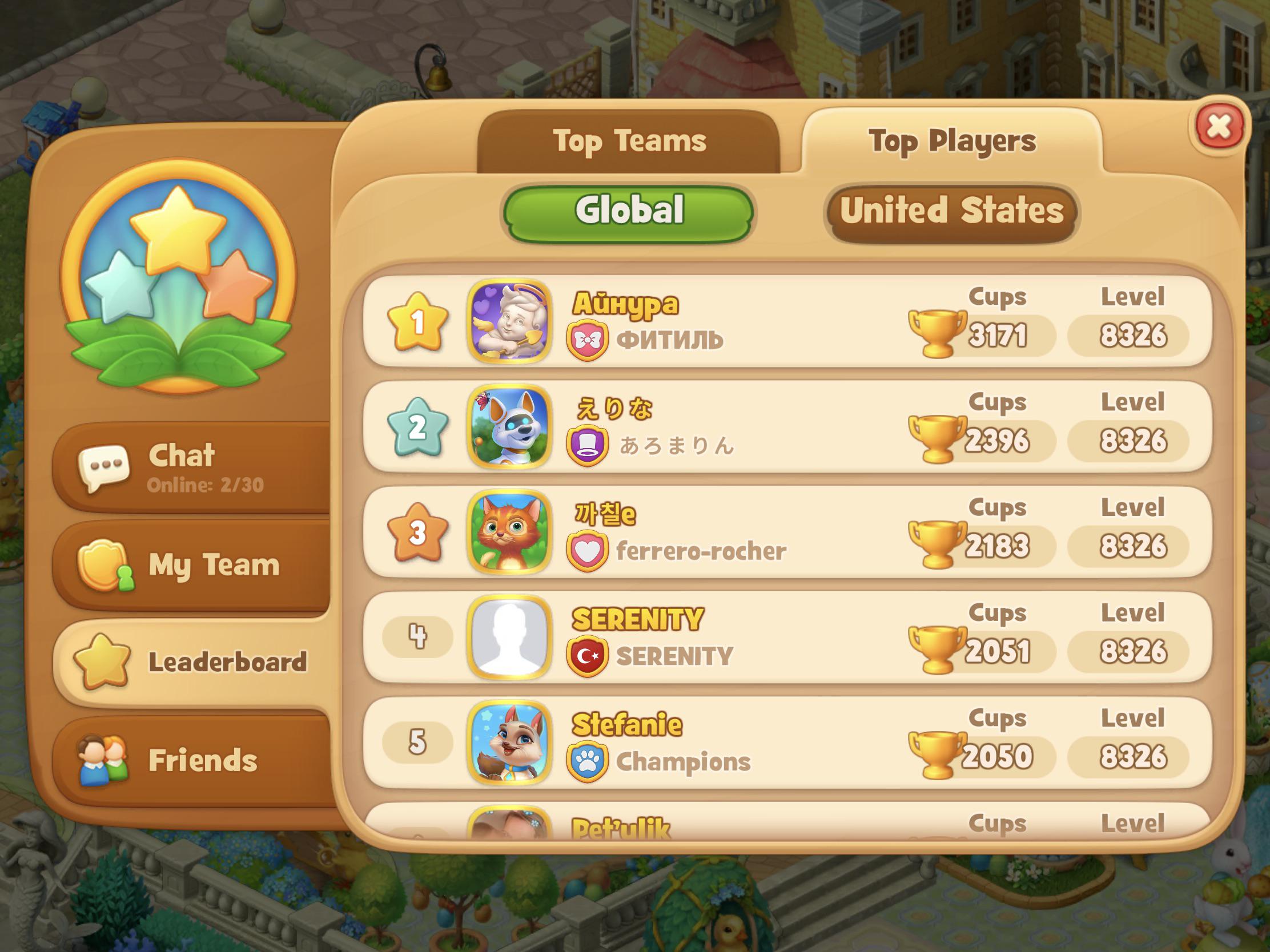 My biggest gardenscapes mystery. If you’re one of these players, please