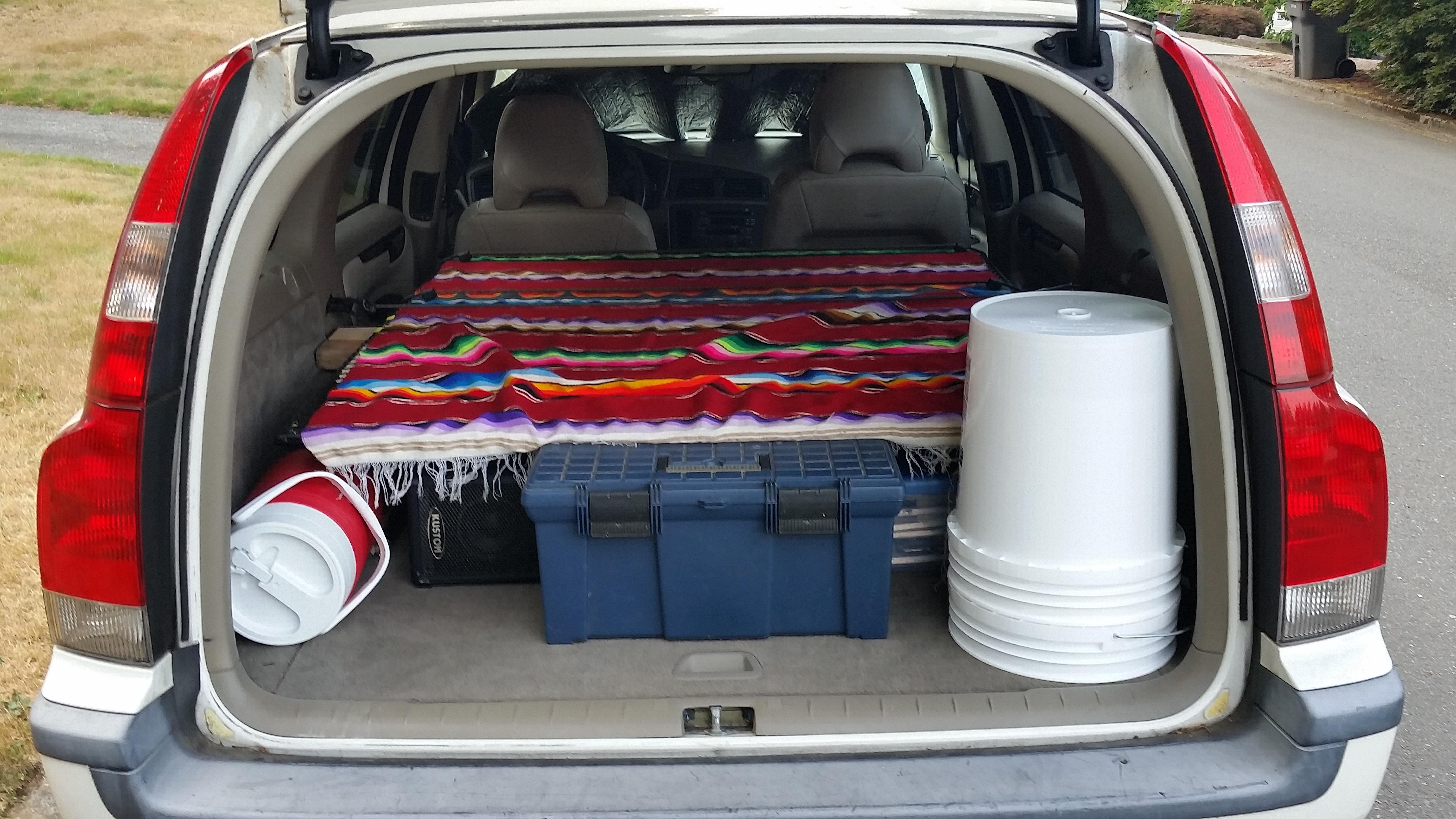 Not a van... but I'm pretty happy with my Volvo bed r/vandwellers