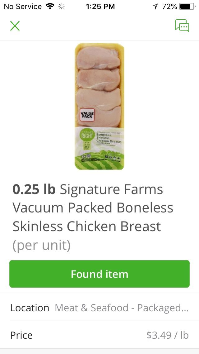 Chicken Breast Location