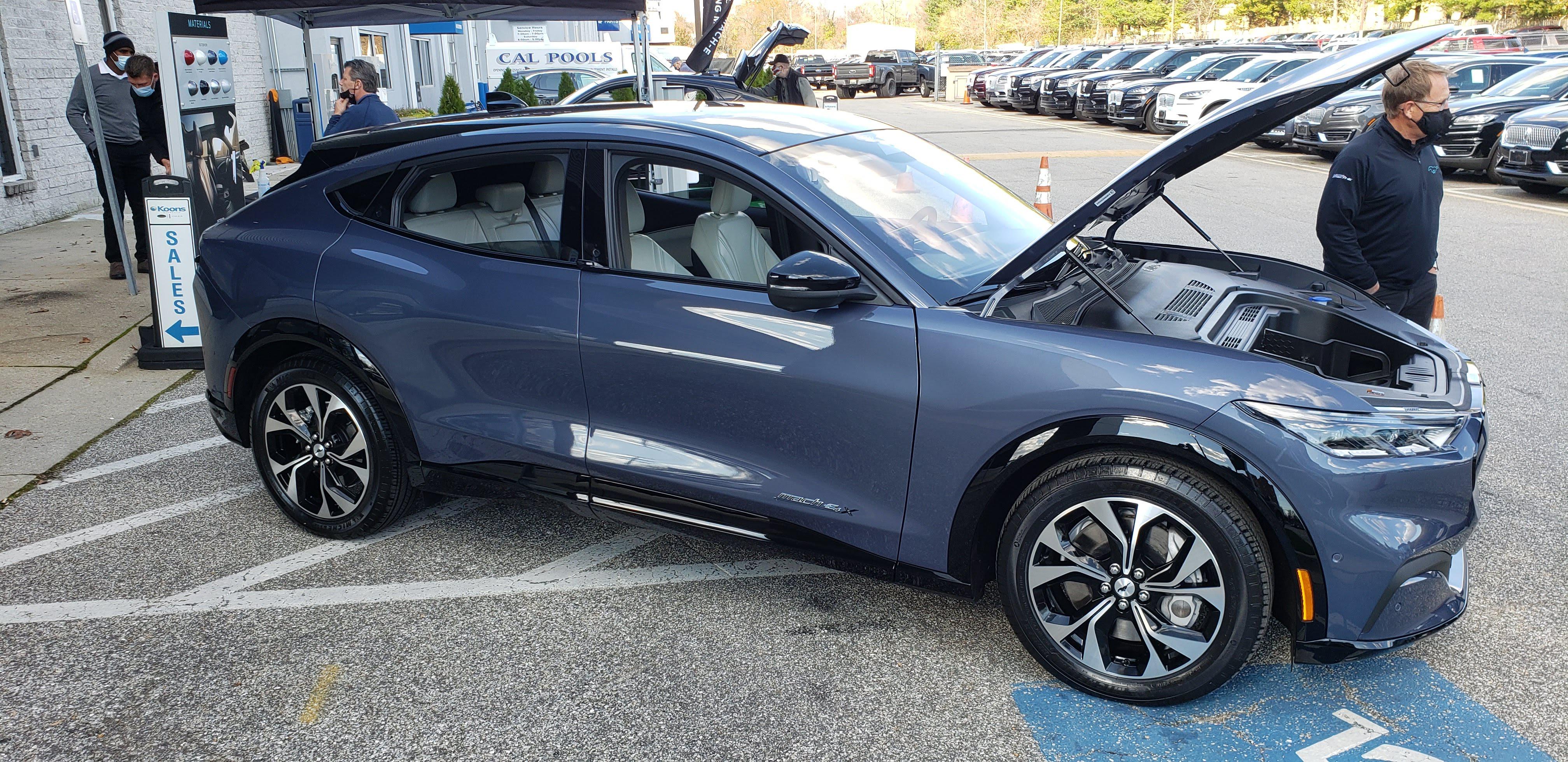 Mach E on tour at the Annapolis Ford dealer today r/MachE