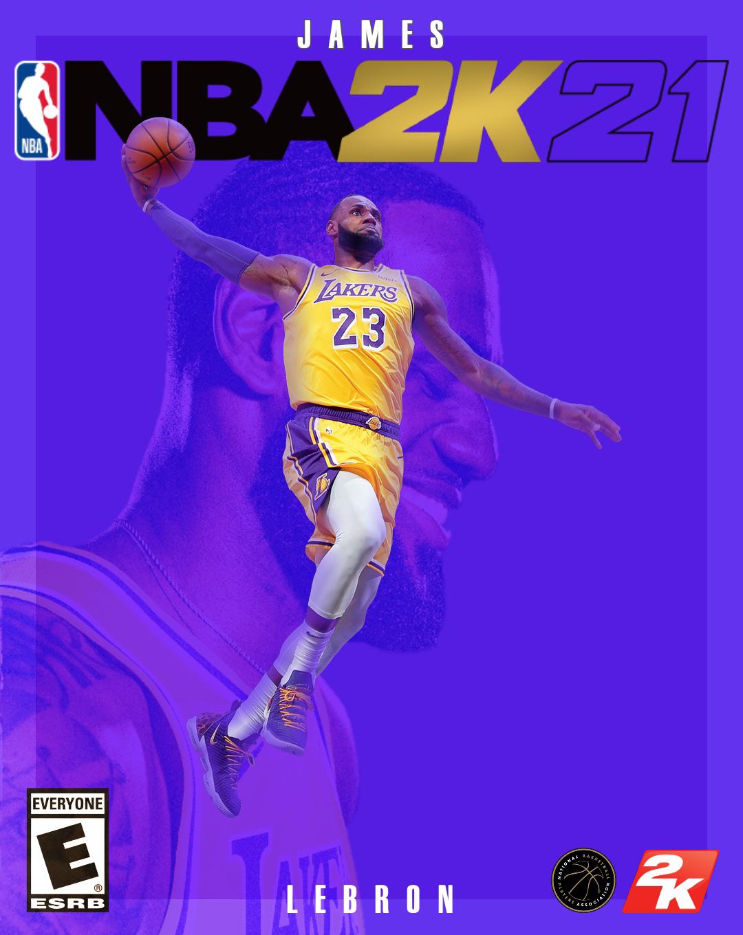 Made a custom NBA 2K21 Lebron cover! r/NBA2k