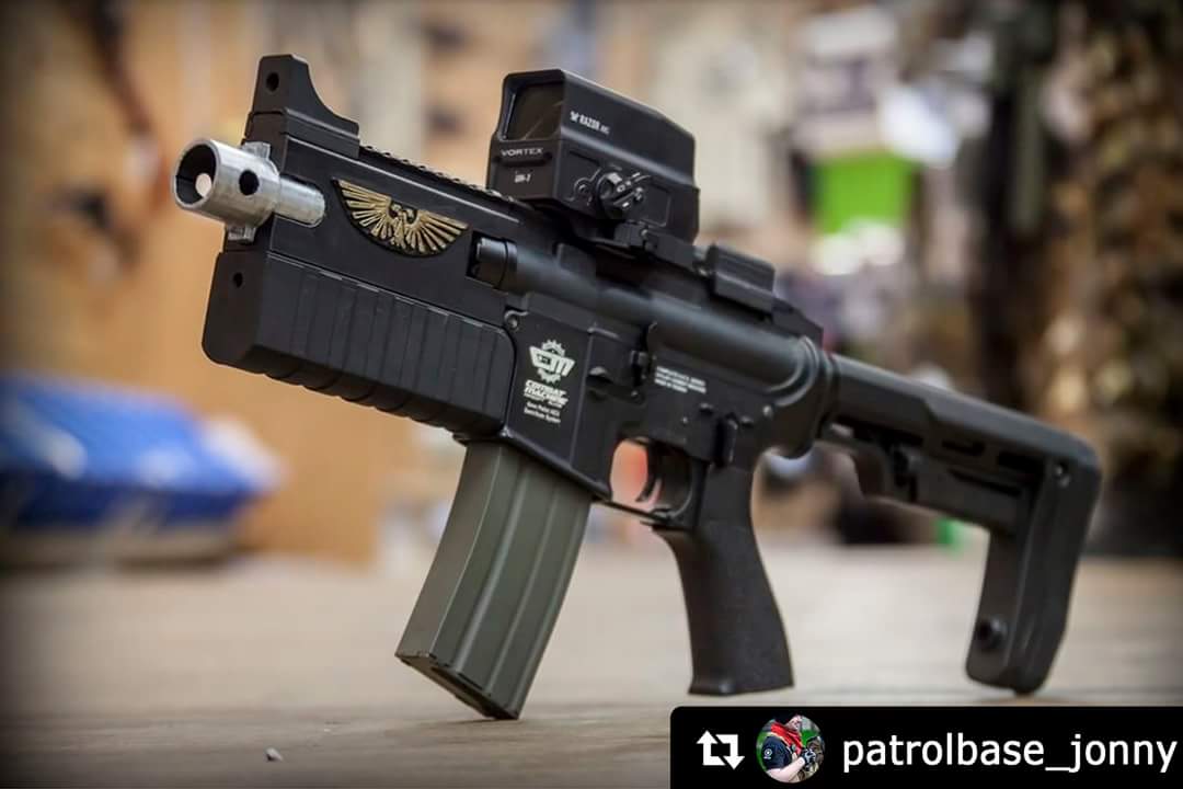 Turning your airsoft rifle into a bolt pistol r/Warhammer40k