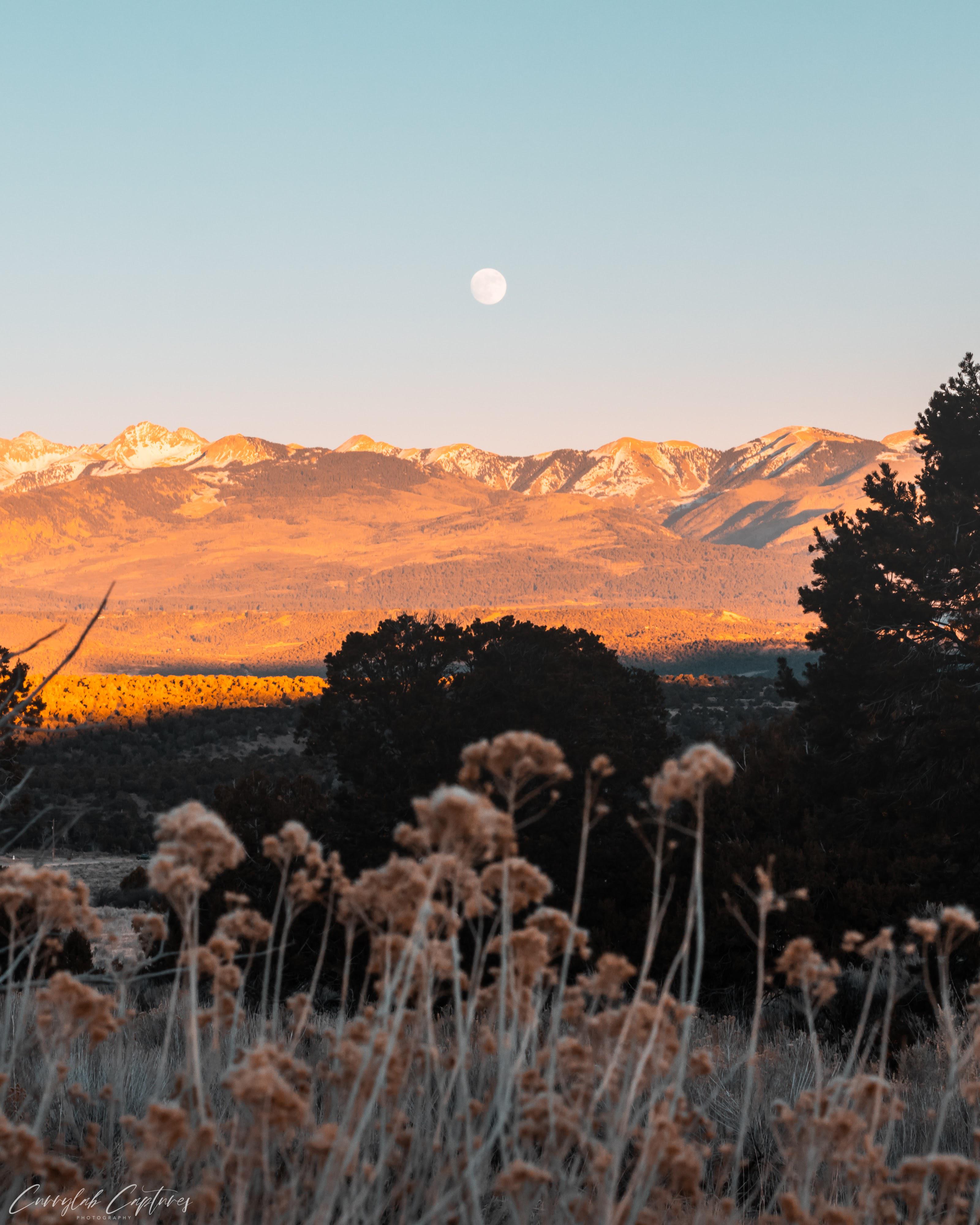 Pictured are The La Plata Mountains, a subrange of San Juan Mountains