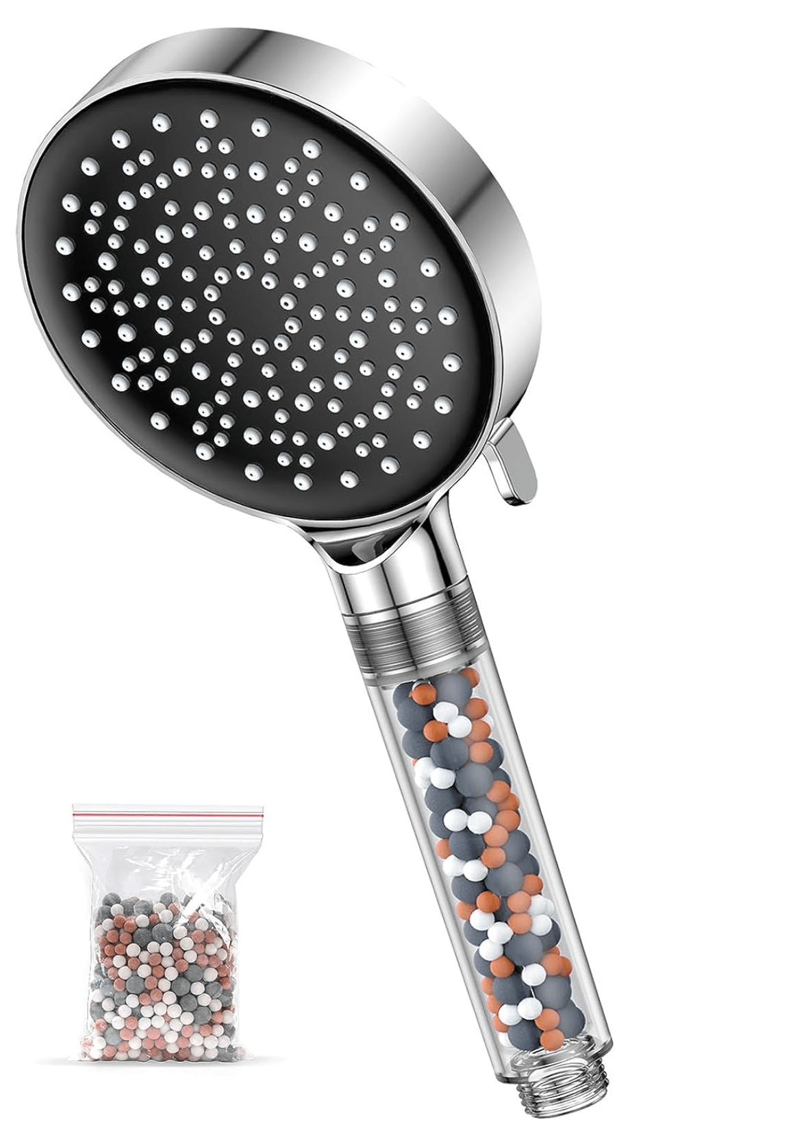 Does a showerhead with mineral meads (as shown in the pic below) make