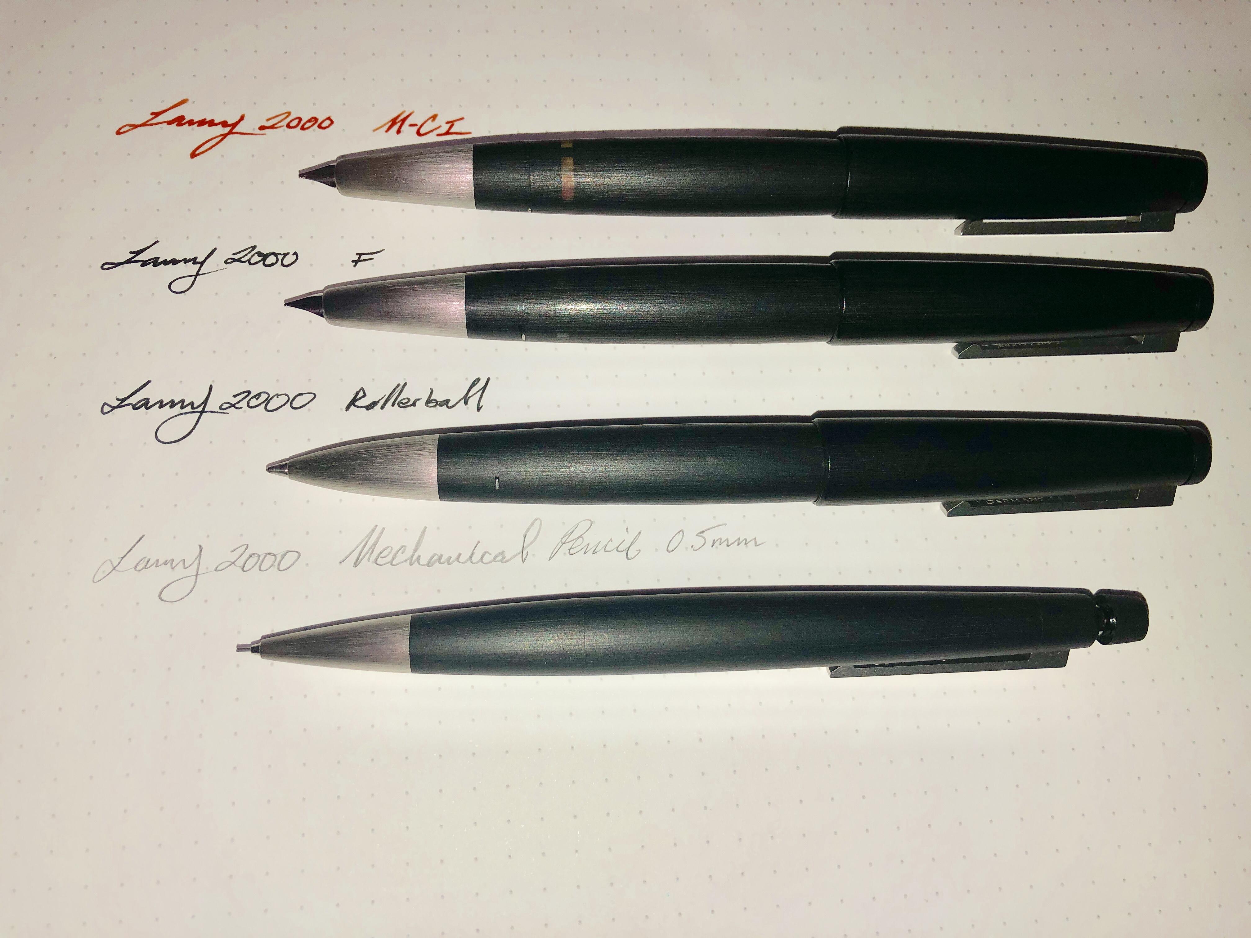 I’m finally part of the club, got the rollerball and mechanical pencil