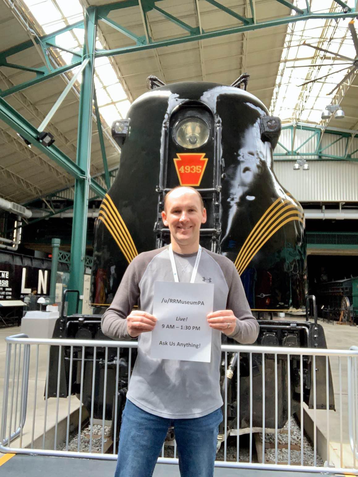 We're the Railroad Museum of PA one of the largest railroad museums in