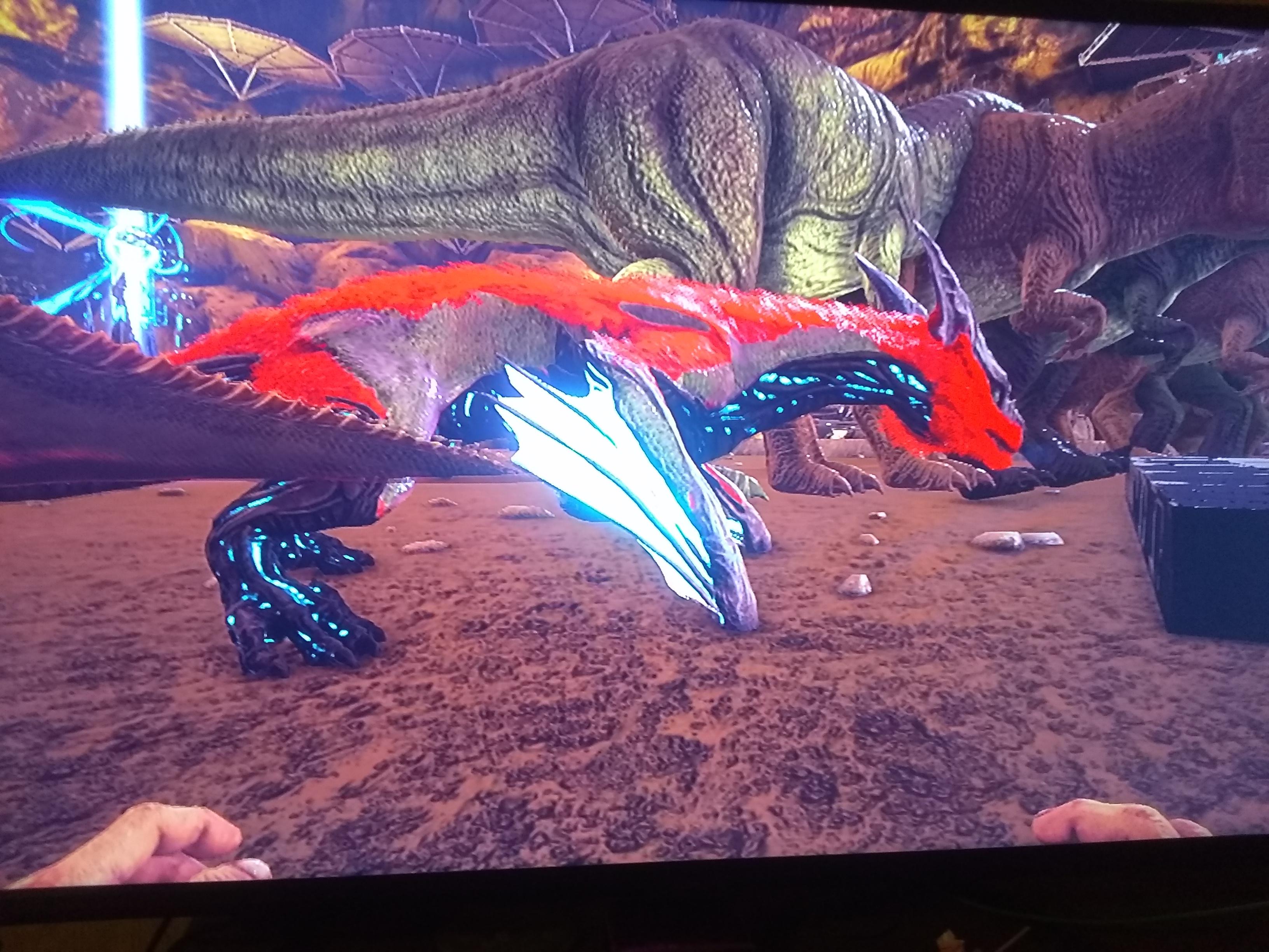 First red Mana next to the baby giga army😁😍 ARK