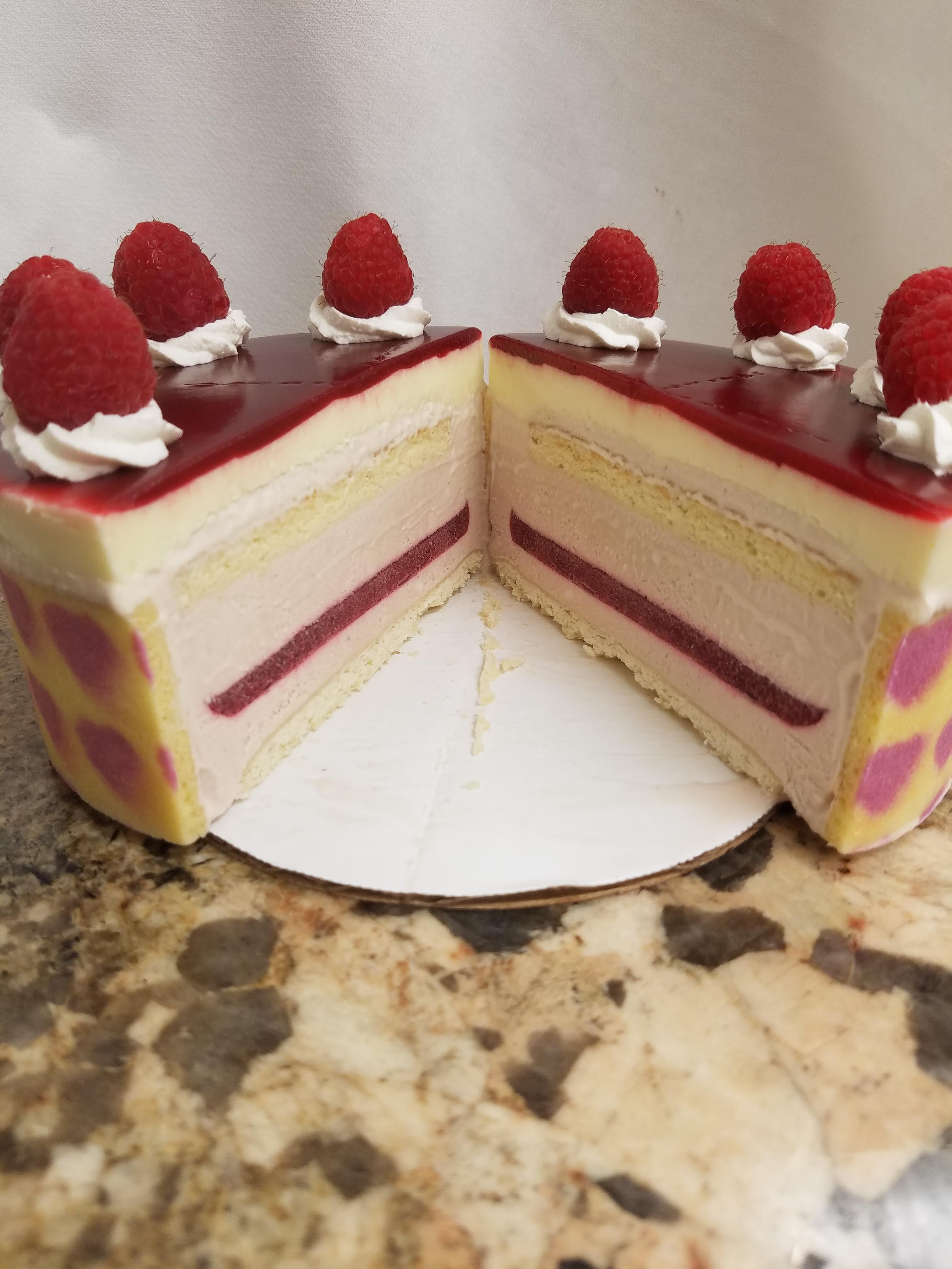 [Pro/Chef] Raspberry Entremet r/Baking