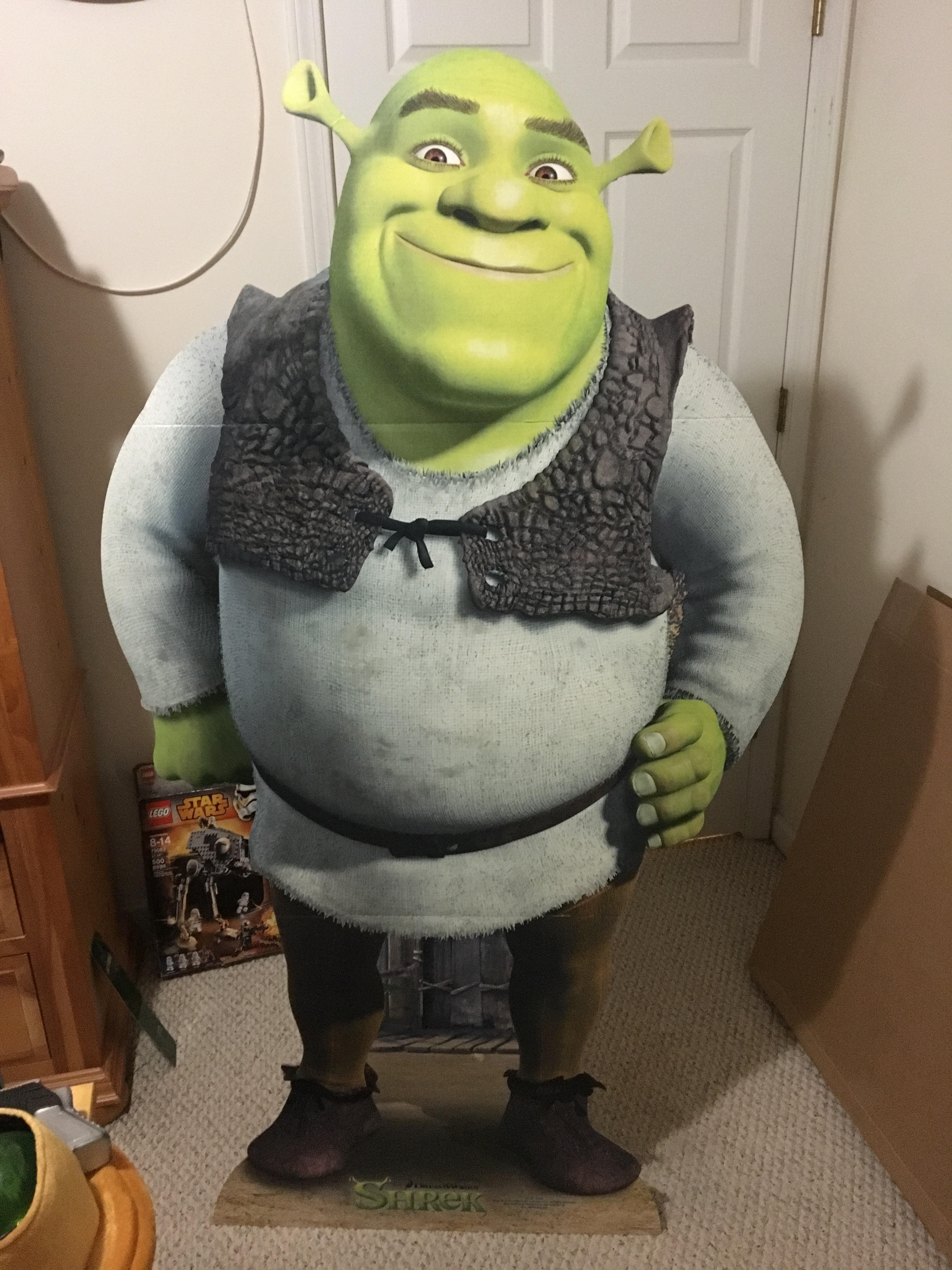 Hey, I just bought a Shrek cardboard cutout from Amazon. r/Shrek