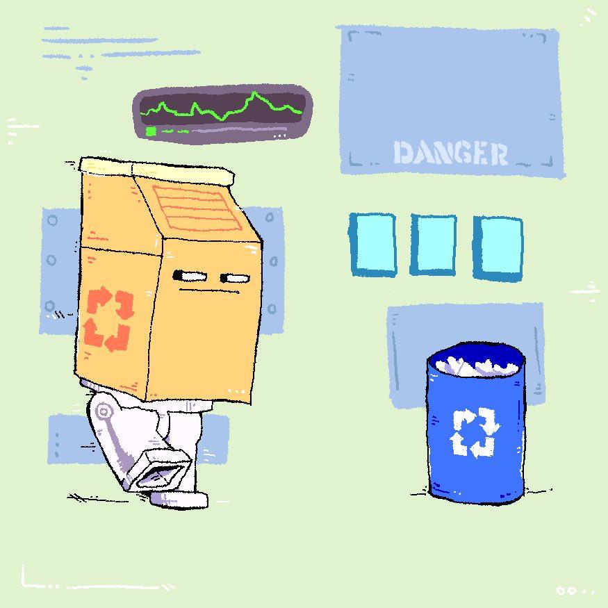 I drew a junkbot r/lego