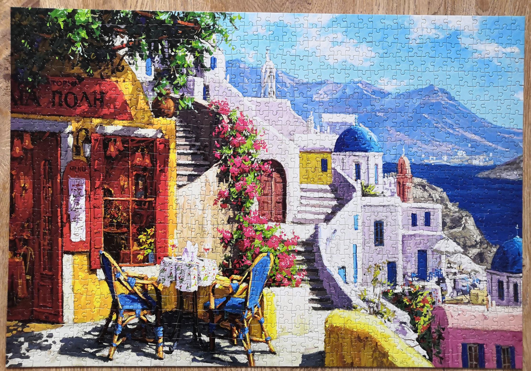 Castorland 1000 Afternoon on The Aegean Sea r/Jigsawpuzzles