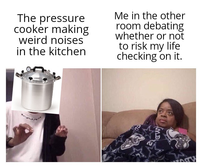 Pressure cooker "Allahu akbar." r/memes