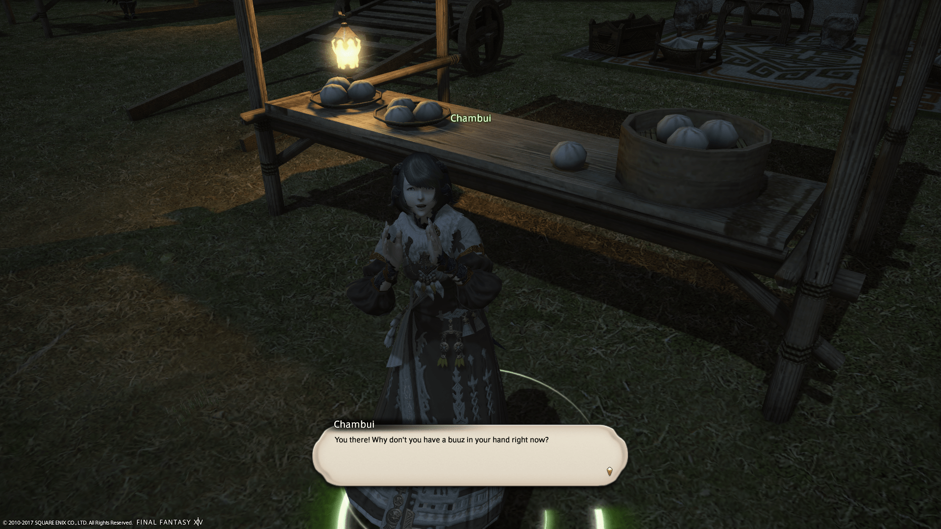 A man who never eats pork buns, is never a whole man! ffxiv