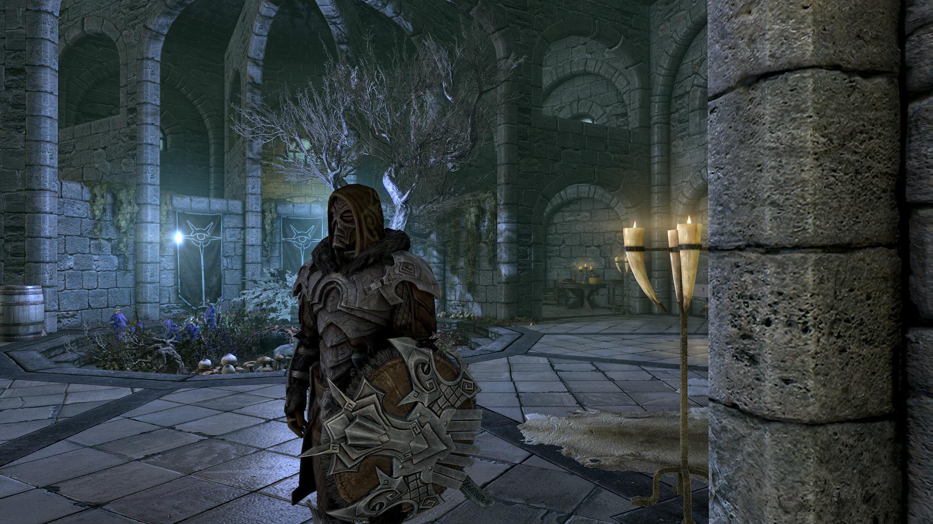 My absolutely not magic focused character posing in the archmage