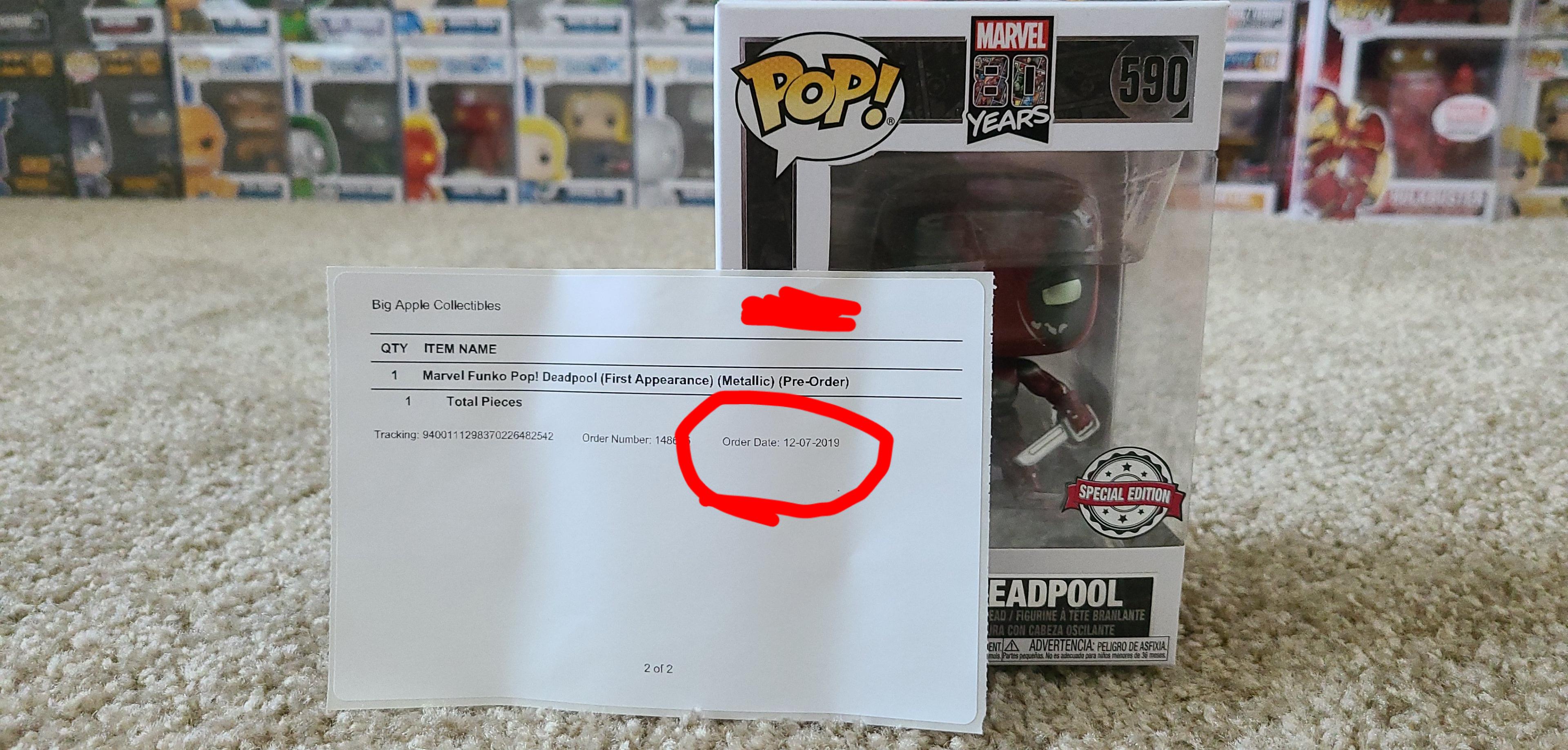 Only almost 8 months later, thanks Big Apple Collectibles 🙄 r/funkopop