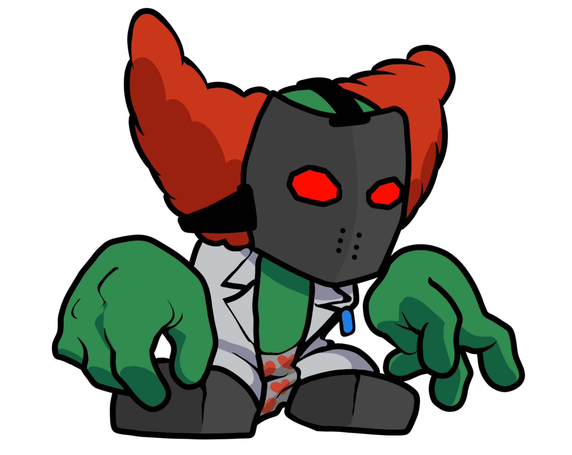 Tricky the clown, but in his Nexus form FridayNightFunkin