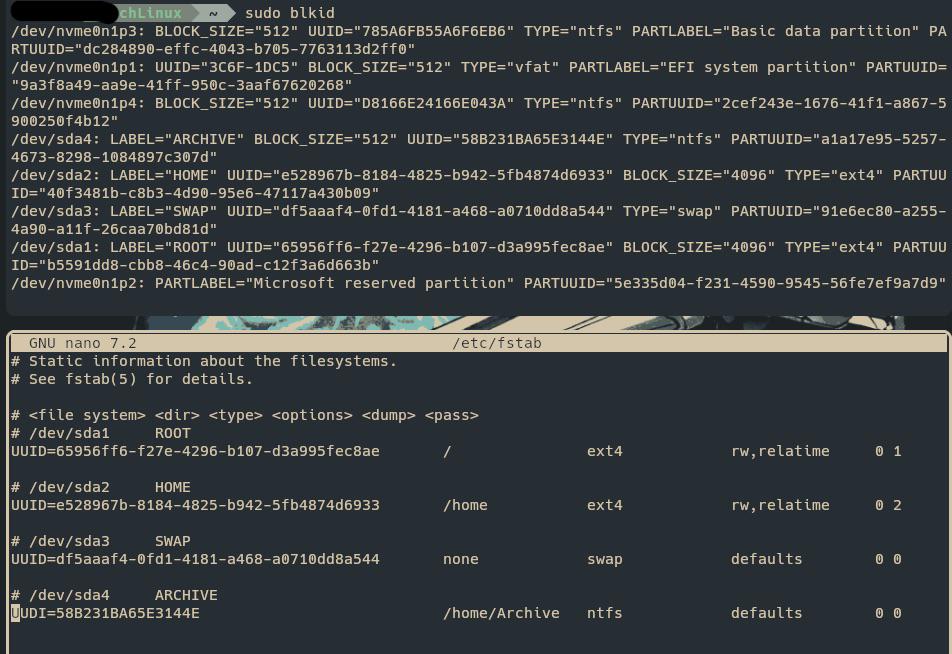 Unknown filesystem type ‘ntfs’ r/linuxquestions