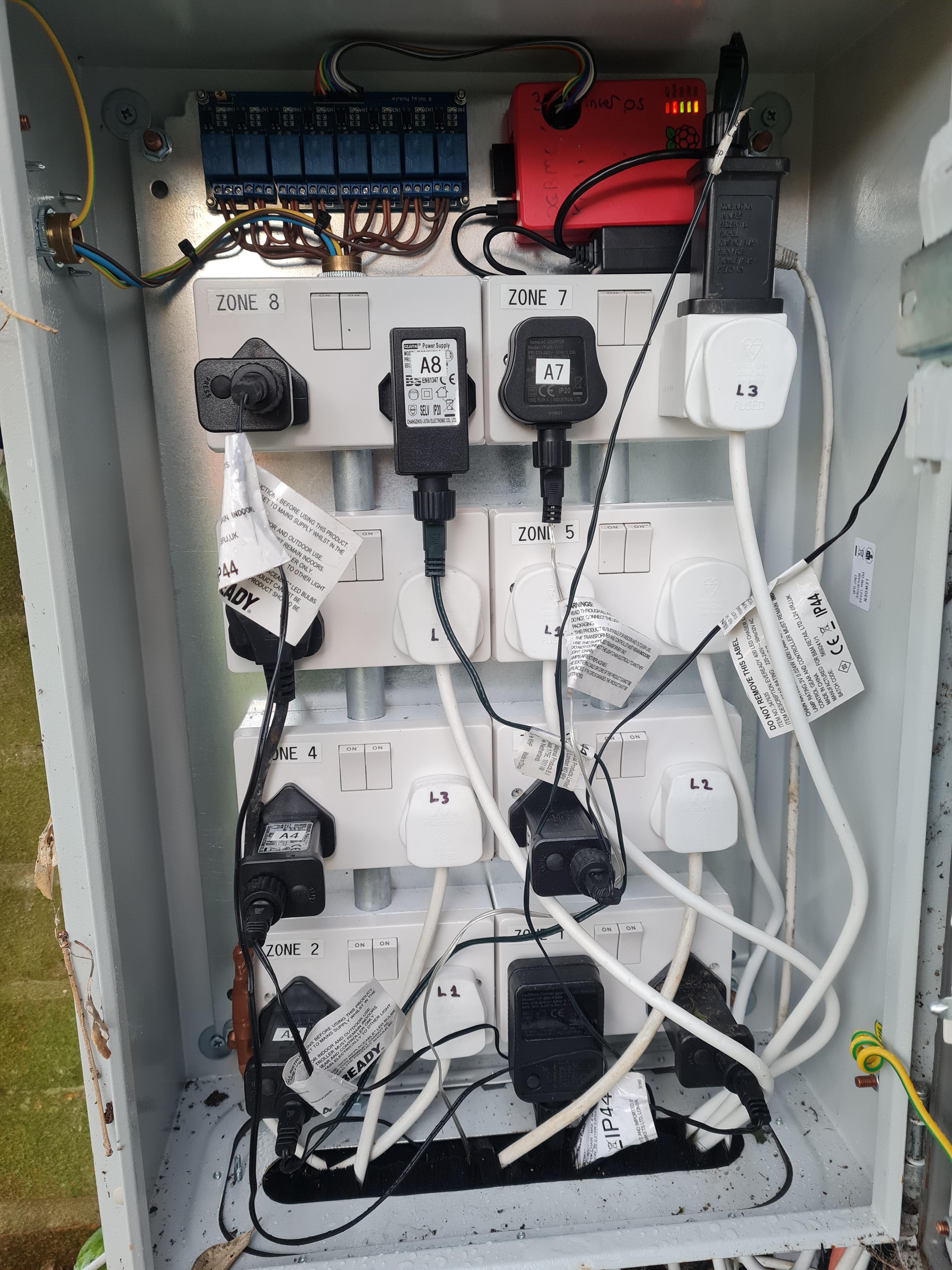 Raspberry PI Gen1s still pulling duty for public christmas light display! r/raspberry_pi