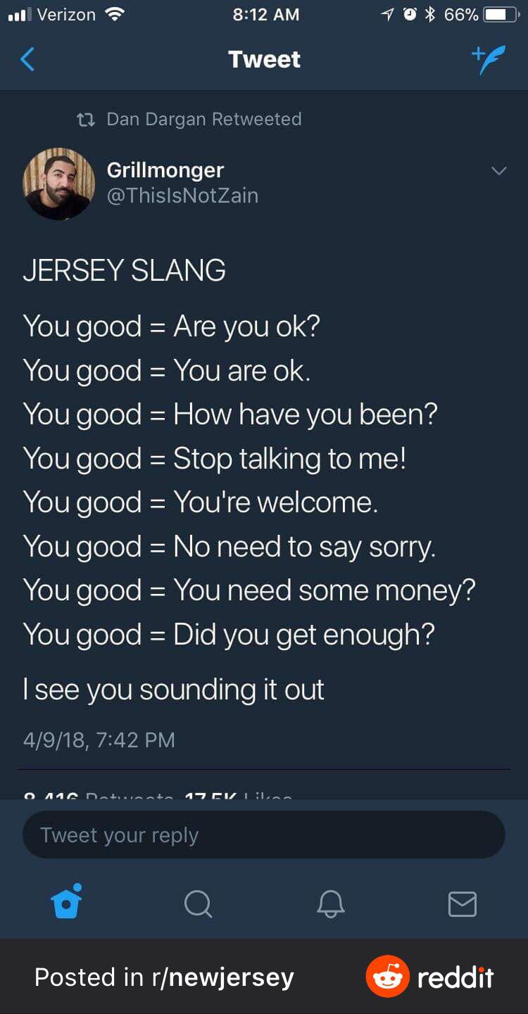 Jersey Slang r/newjersey
