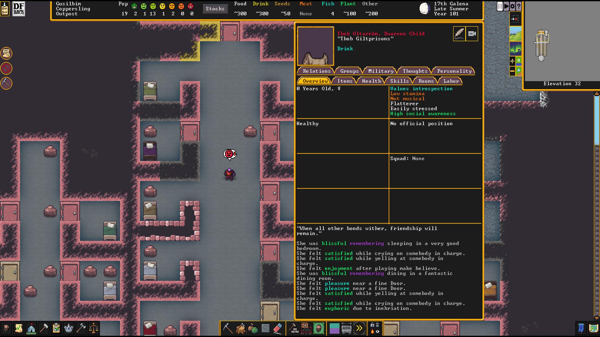 This is Thob. He's not musical, easily stressed, and he was born