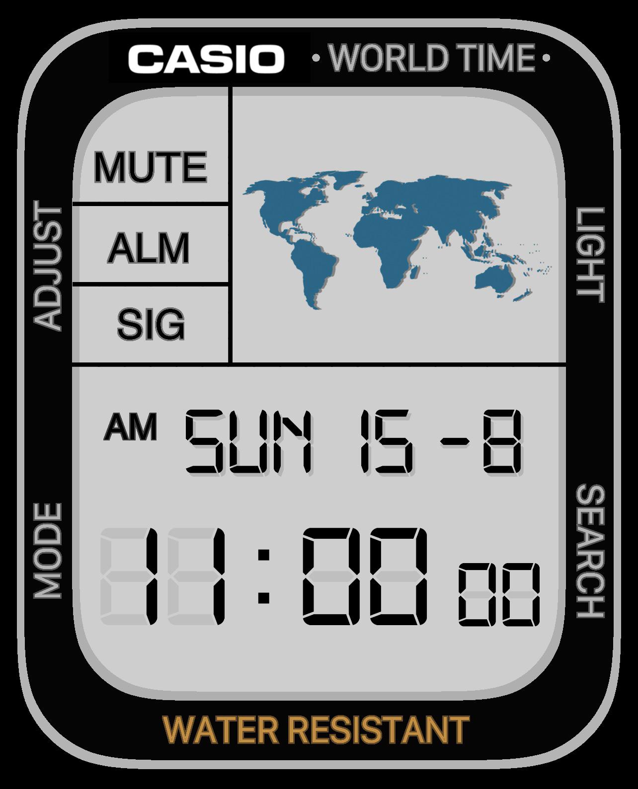 Casio World Time r/Clockology