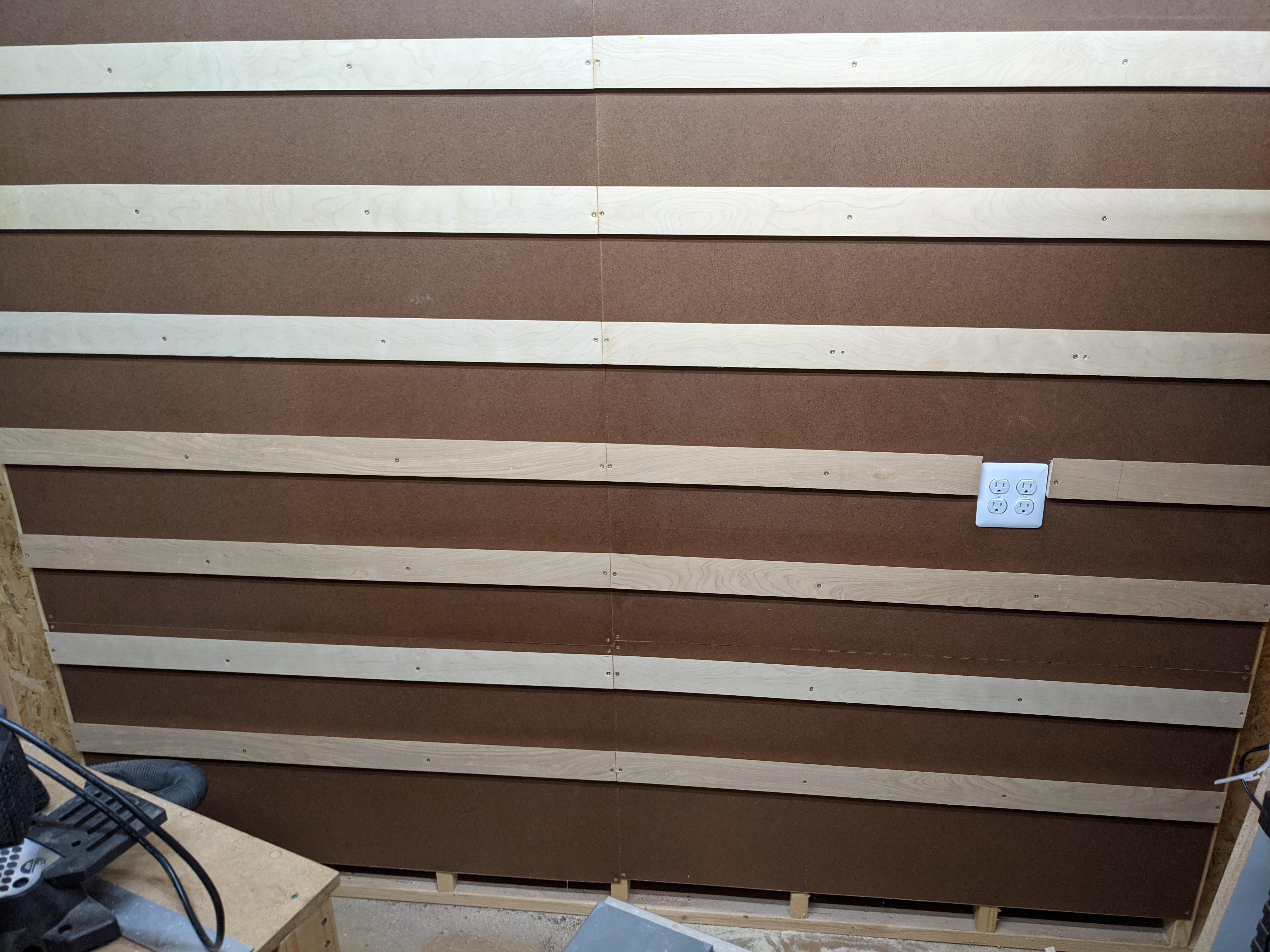 Freshly installed cleat wall. The possibilities! : r/FrenchCleat