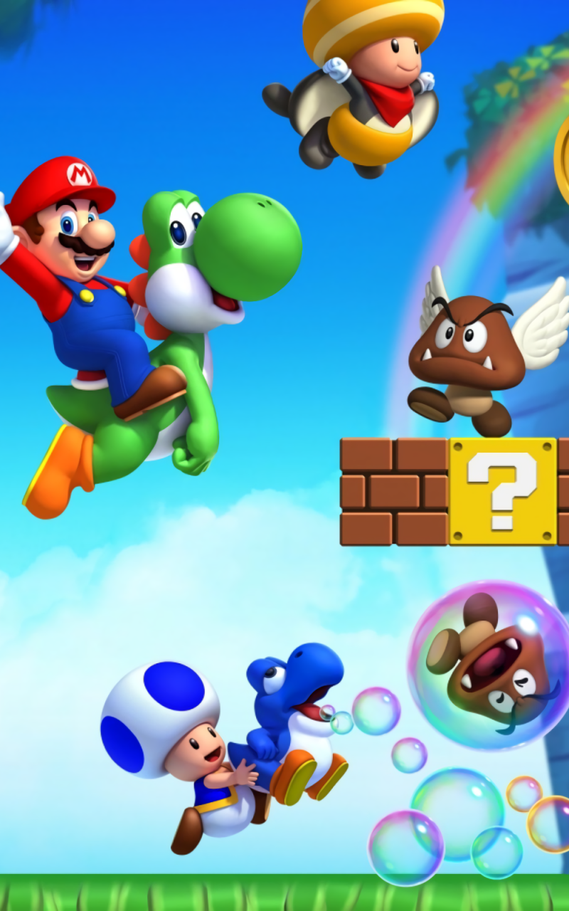 Here's a nice new super mario bros u wallpaper for your phone D r/wiiu