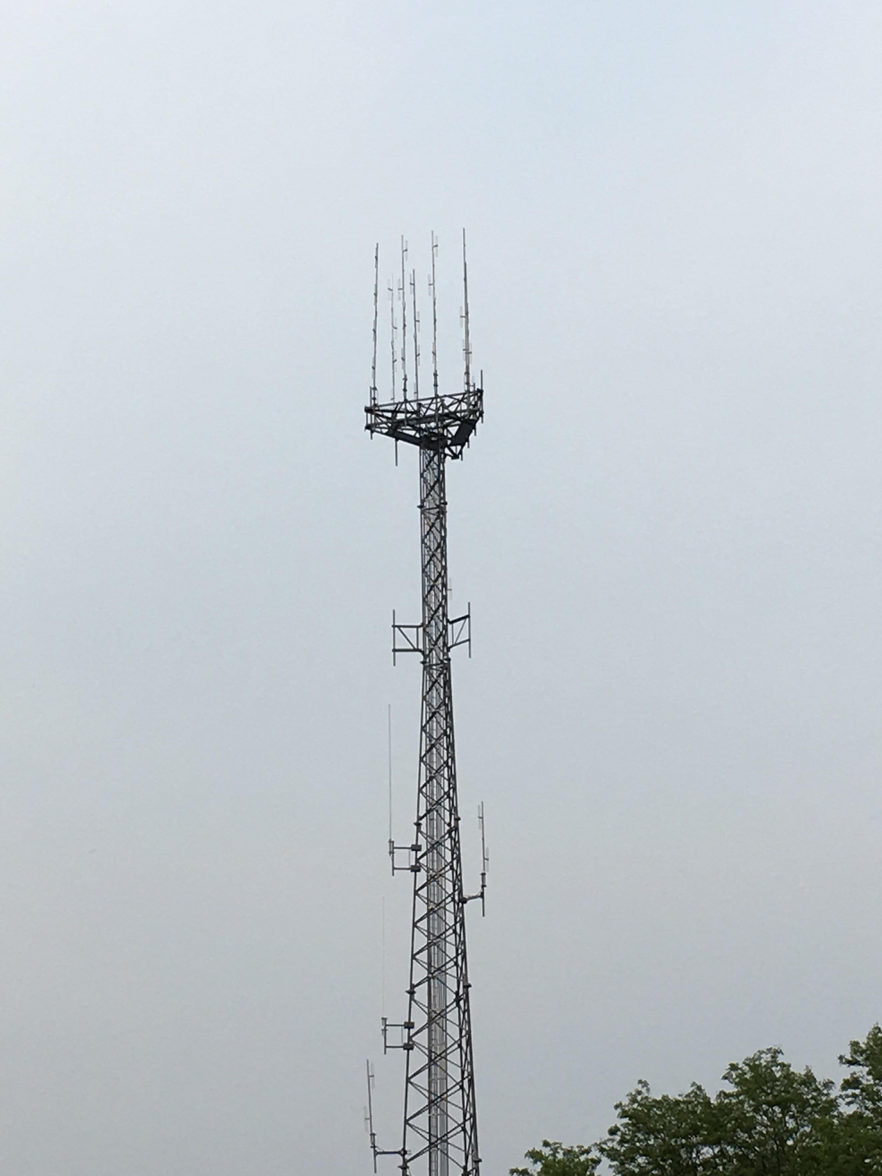 The most public safety antennas I’ve seen crammed on a single tower