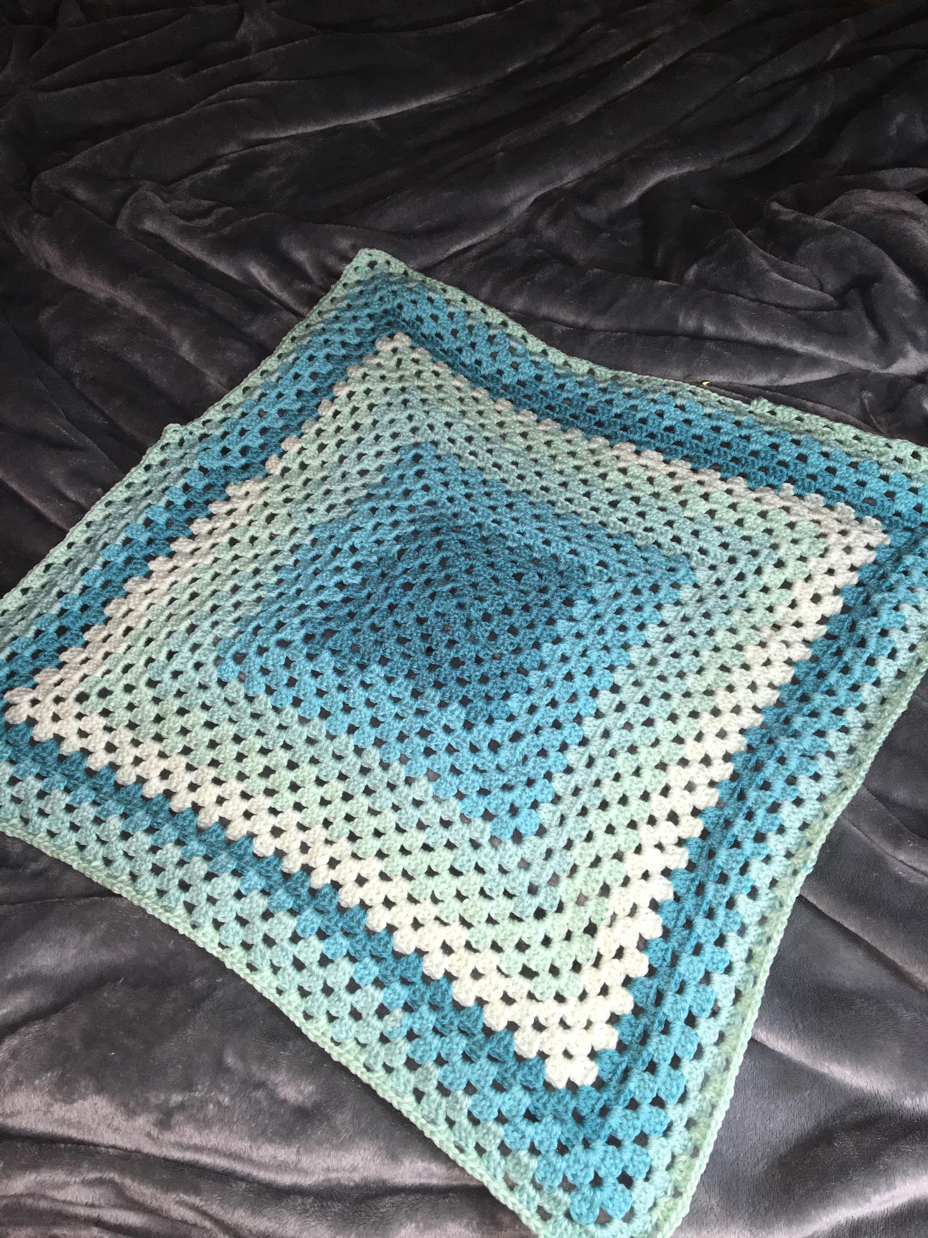 Quarantine blanket. My first big project. r/crochet
