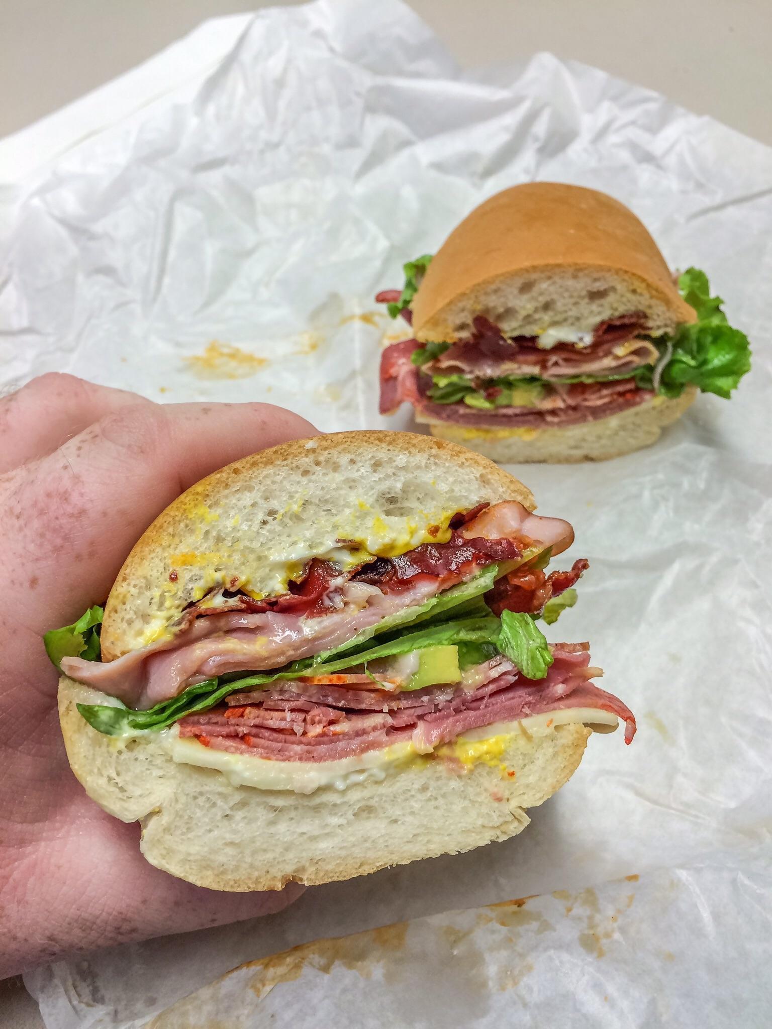 (I ate) one of my favorite Italian cold cut sandwiches in town. r
