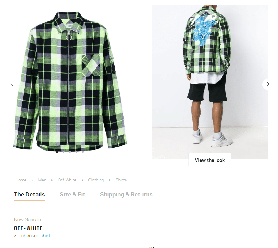 Shirt legit on farfetch? Can't find this color on the offwhite website