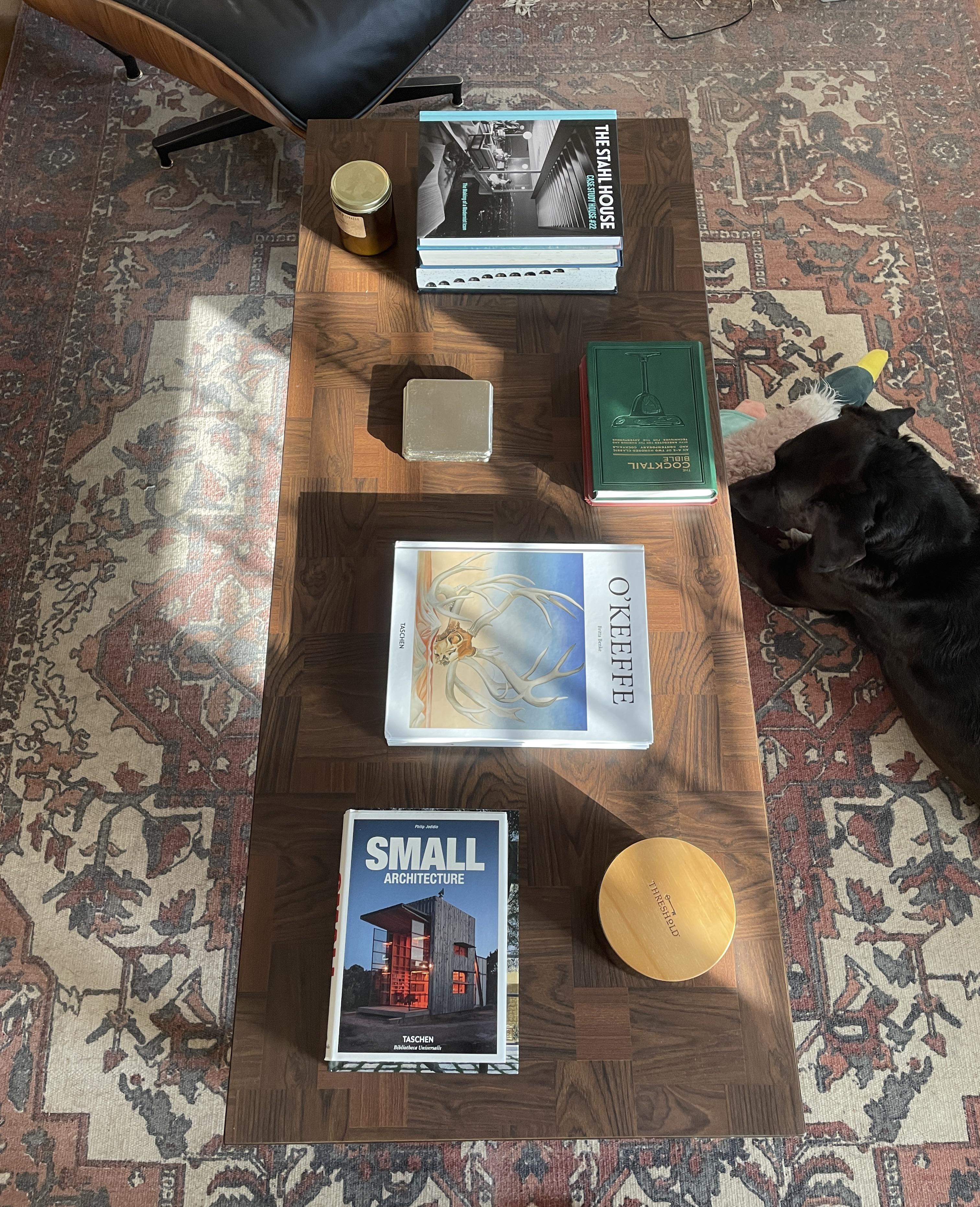 New coffee table and books. Good day Sunday r/malelivingspace