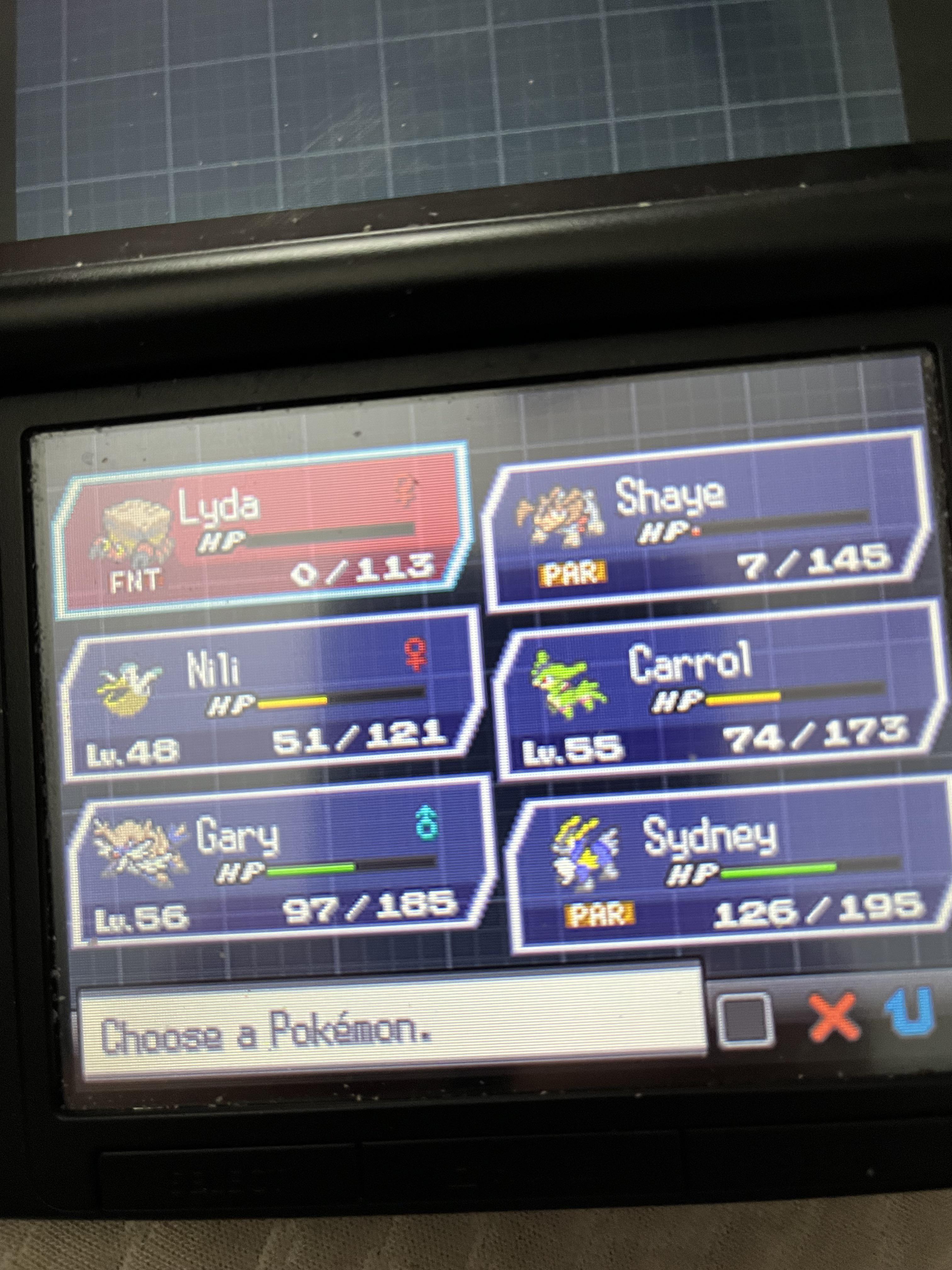 Lost a big chunk of pokemon while fighting my way to fight colress