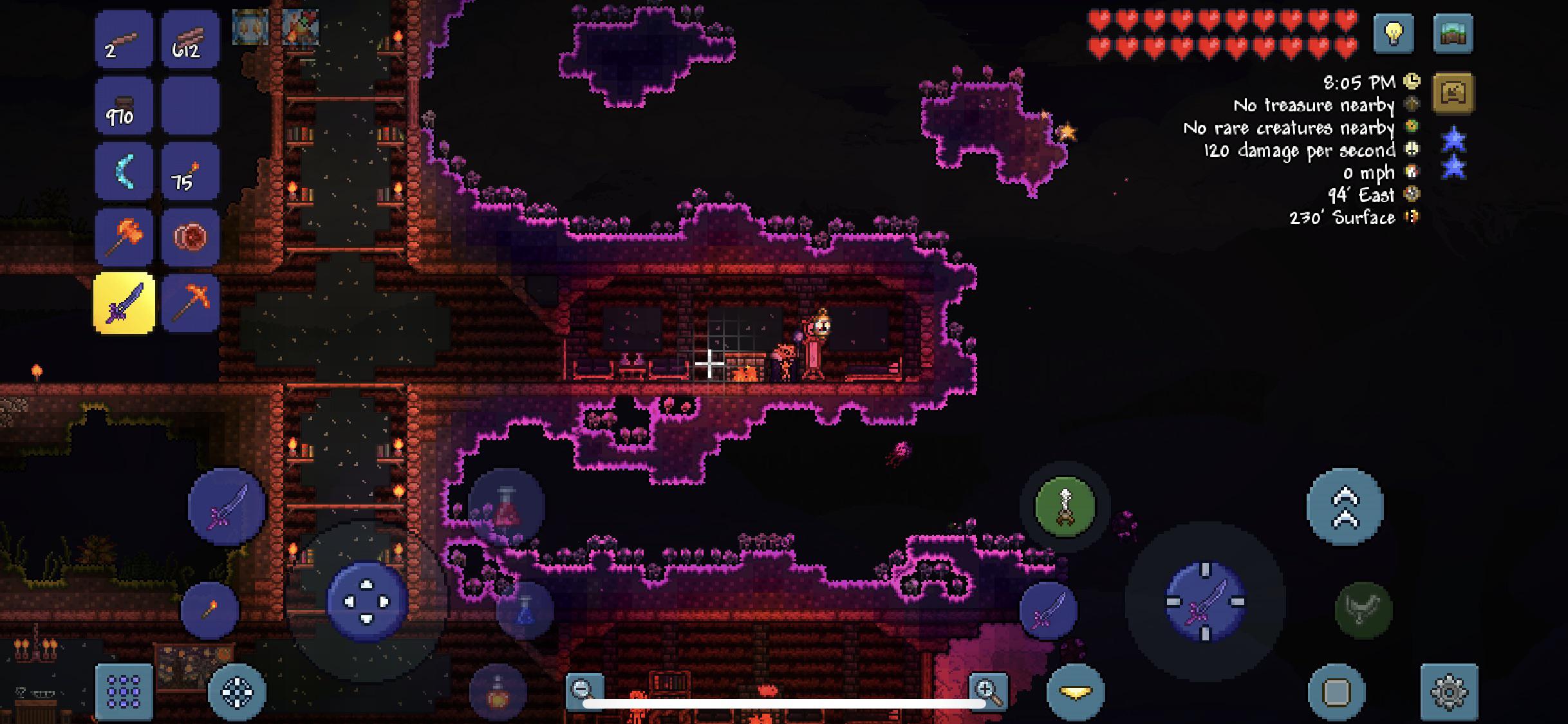 Loving what happens to glowing mushroom biomes when the blood moon