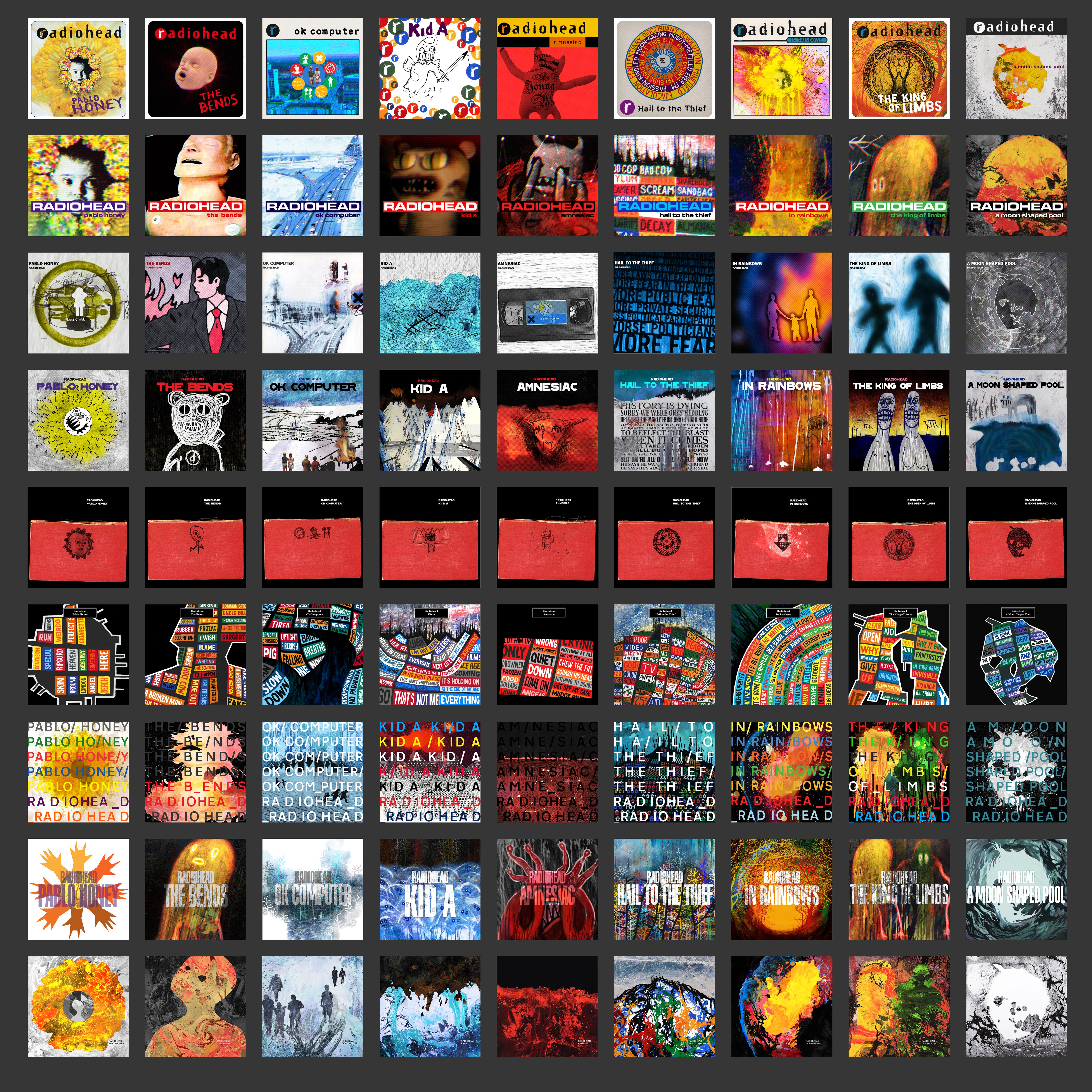 Radiohead albums in every style (hq album in comments) r/radiohead