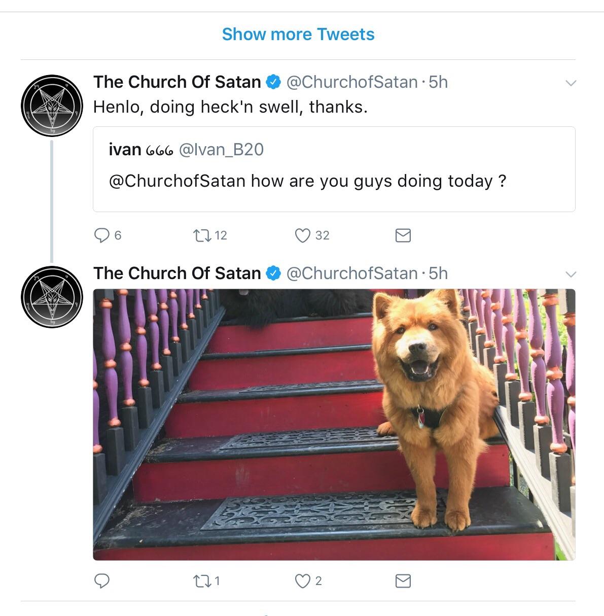 Even the Church of Satan is wholesome wholesomememes