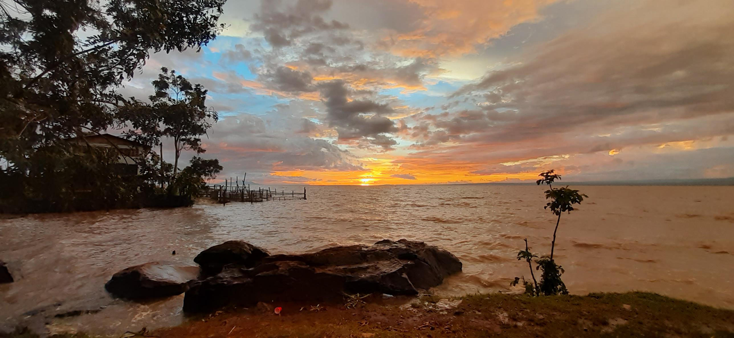 Sunset at Hippo Point Kisumu r/Kenya