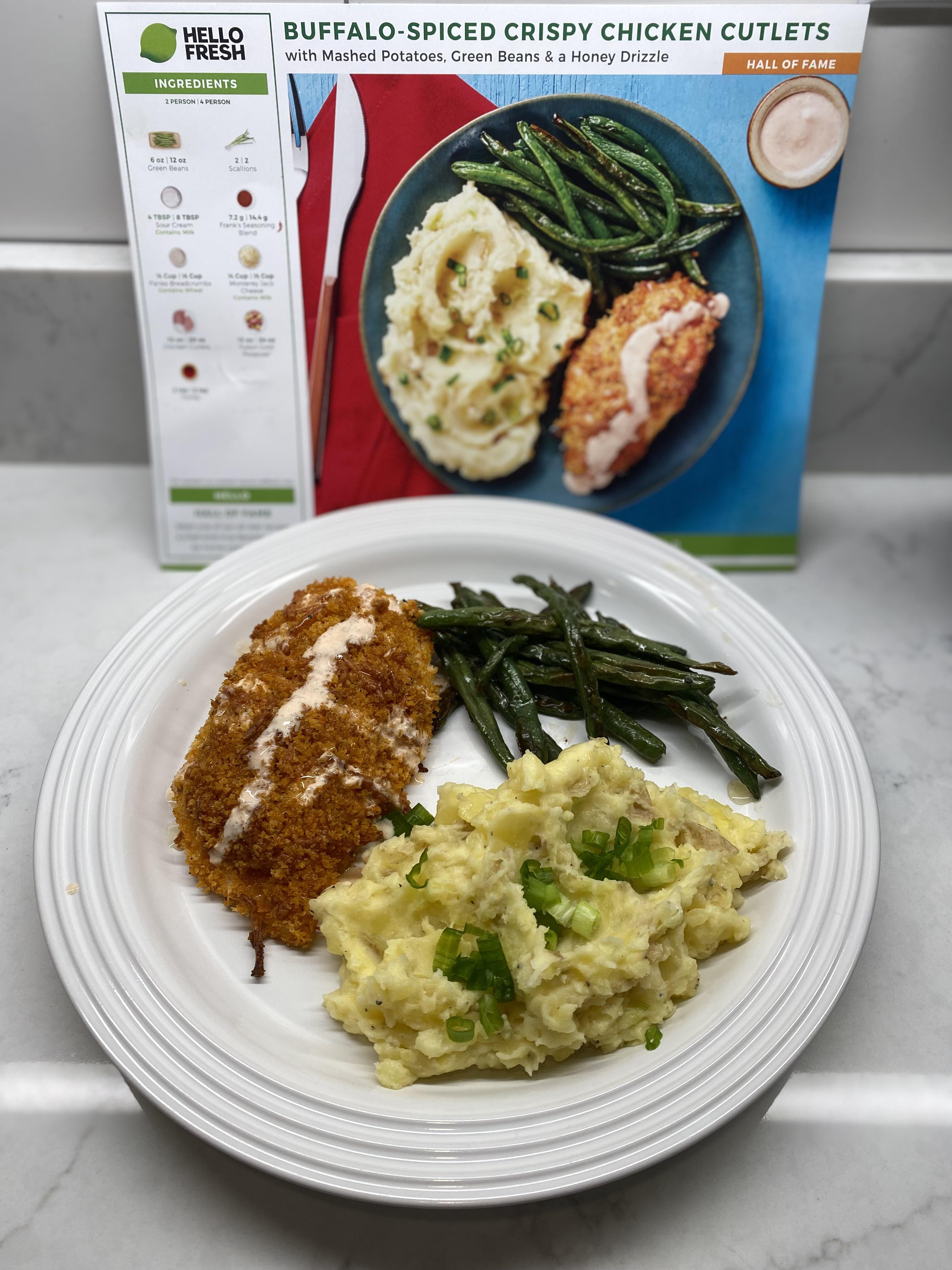 BuffaloSpiced Crispy Chicken Cutlets r/hellofresh