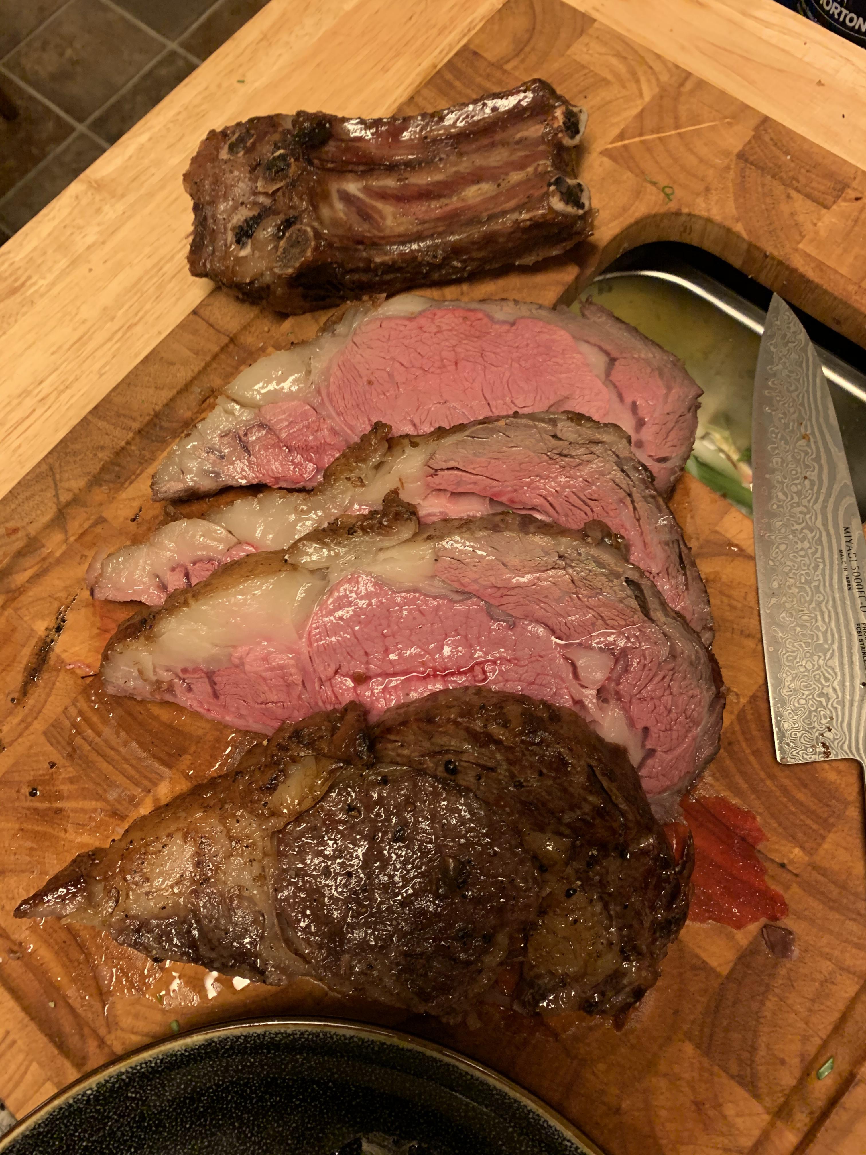 Reverse Seared Rib Roast r/steak