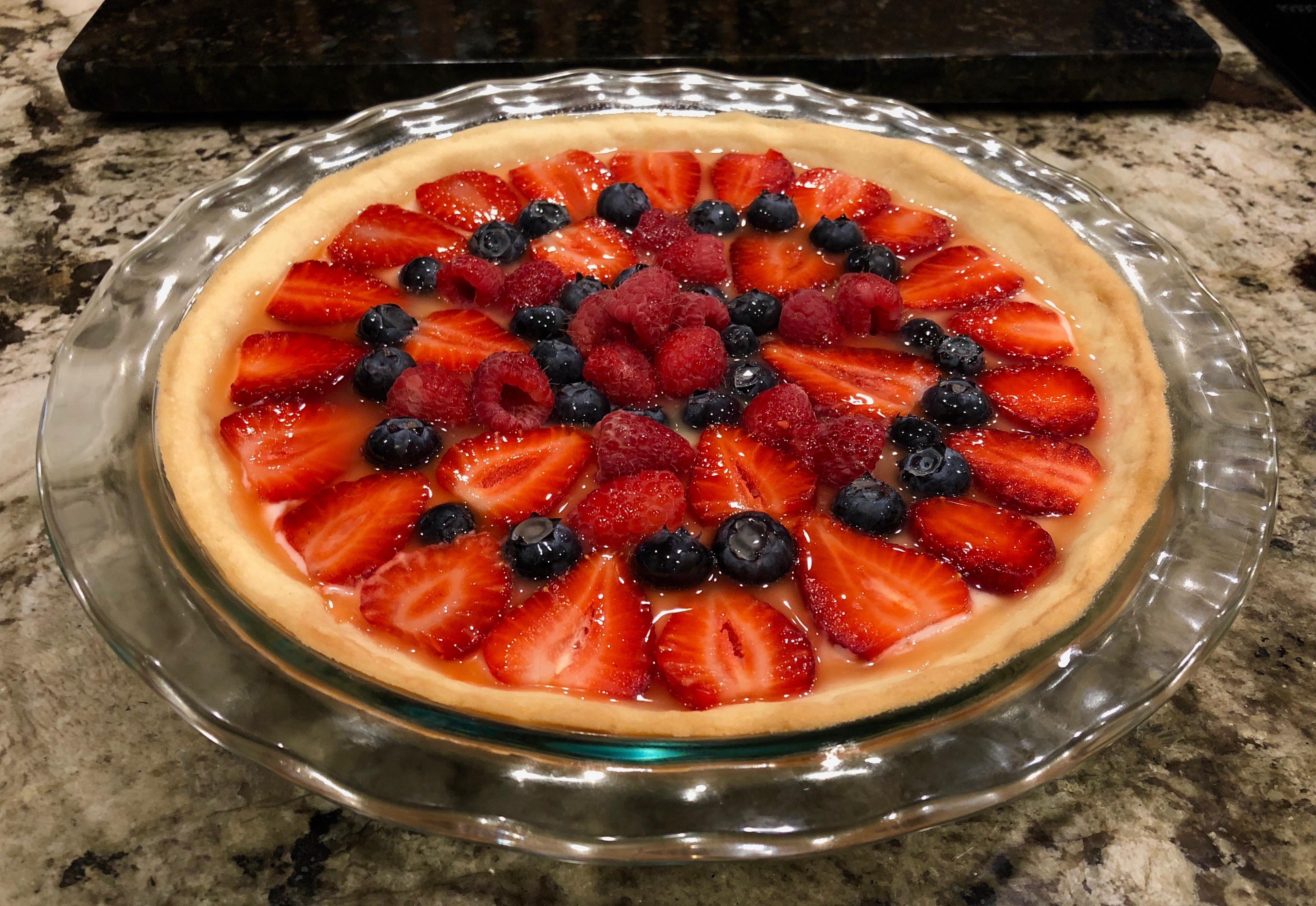 Home made fruit tart Whole Foods I’m coming for ya! r/dessert