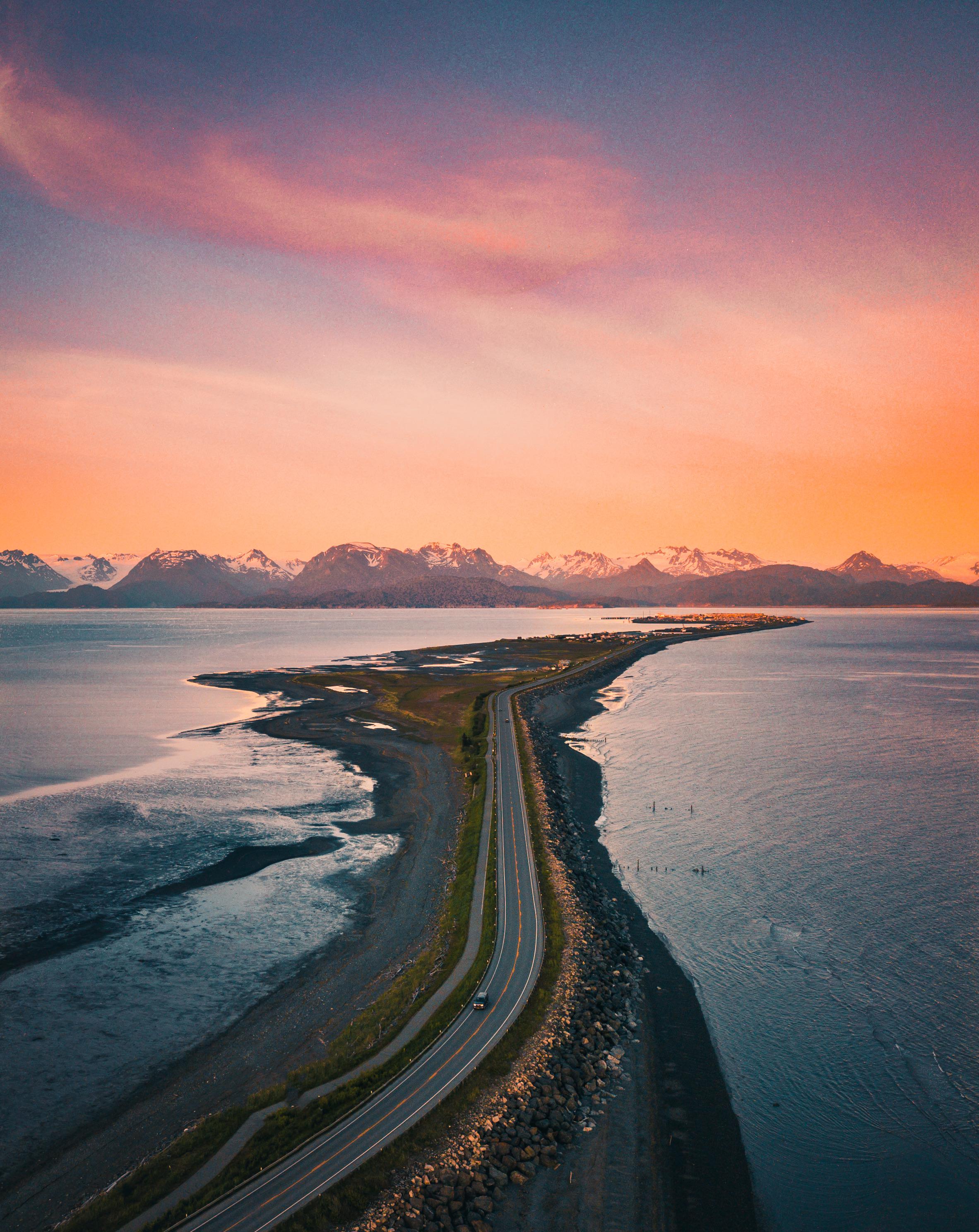 End of the road in Homer, Alaska. [2365x2976] OC r/RoadPorn