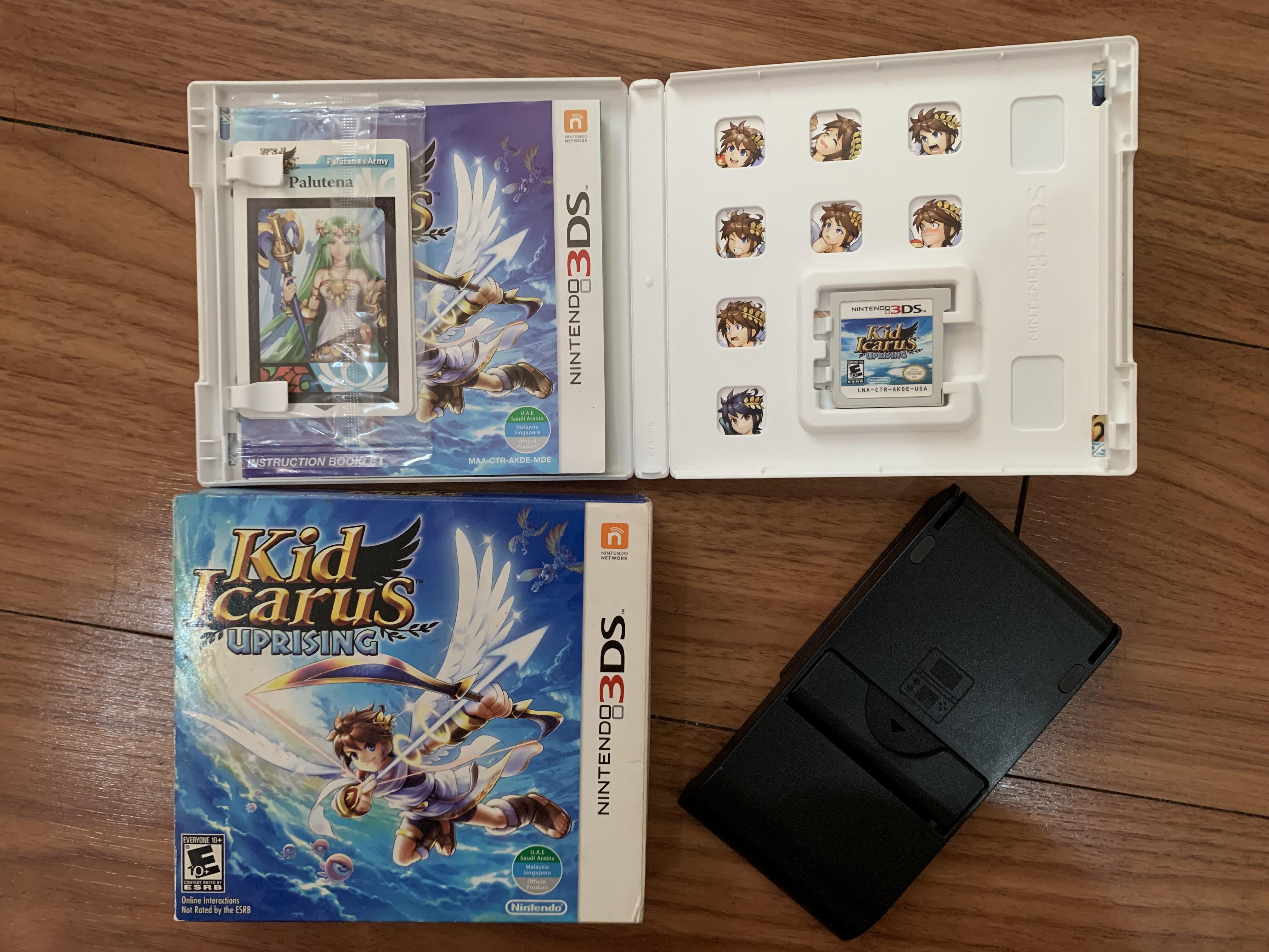 Finally got Kid Icarus Uprising complete with box, AR cards, manual