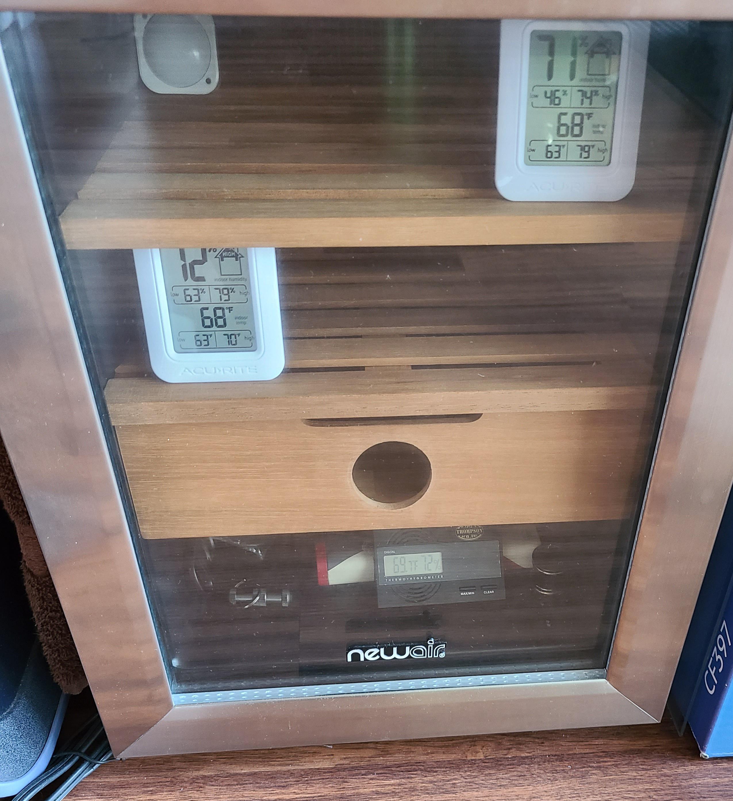 Is this a good Humidity and Temperature to store my cigars or am I